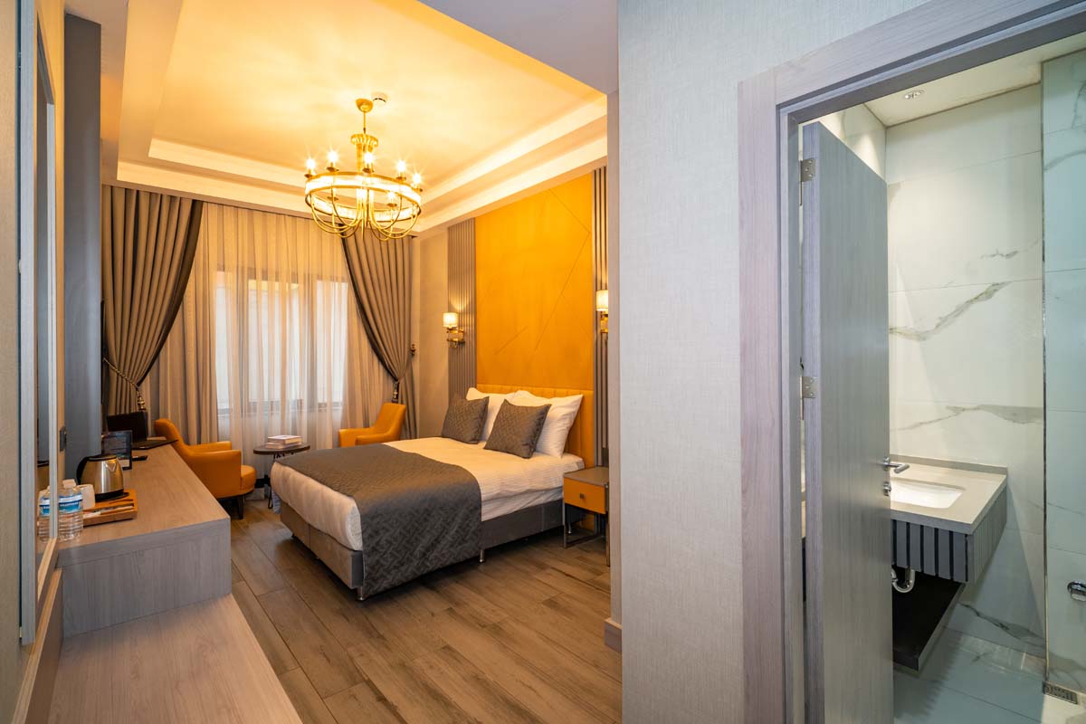 غرفة ديلوكس بسرير مزدوج، Icon Hotel Bomonti Istanbul 2/4