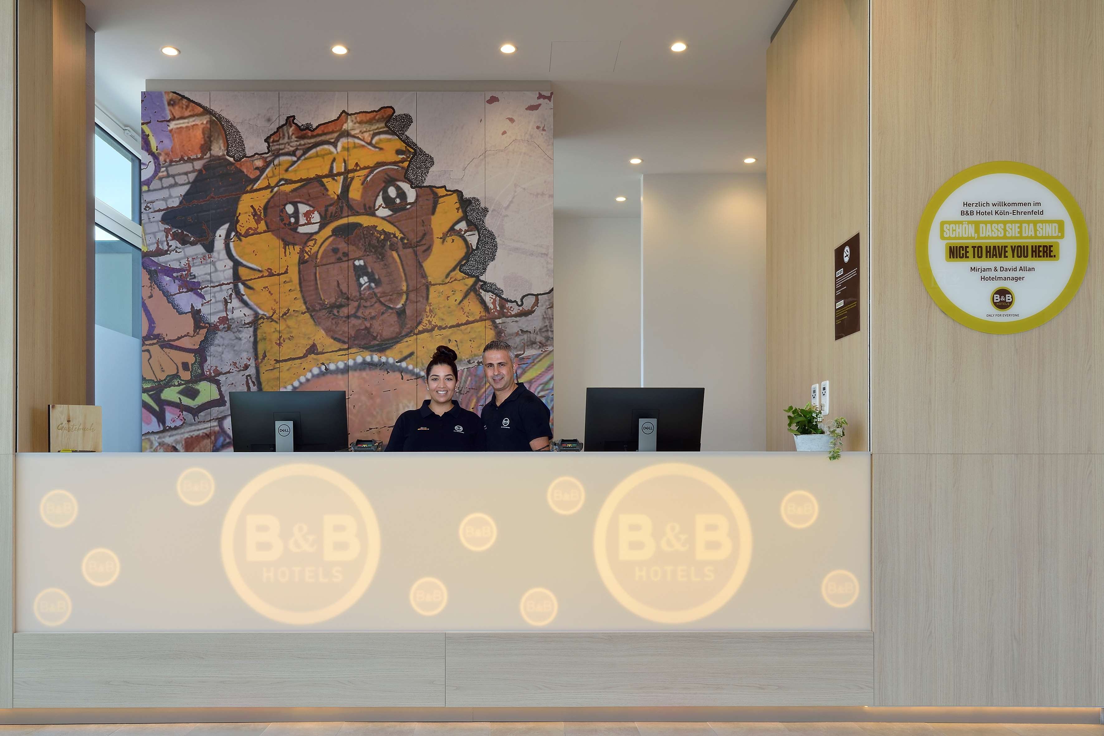 Lobby at B&B Hotel Koln Ehrenfeld, COLOGNE - KOELN