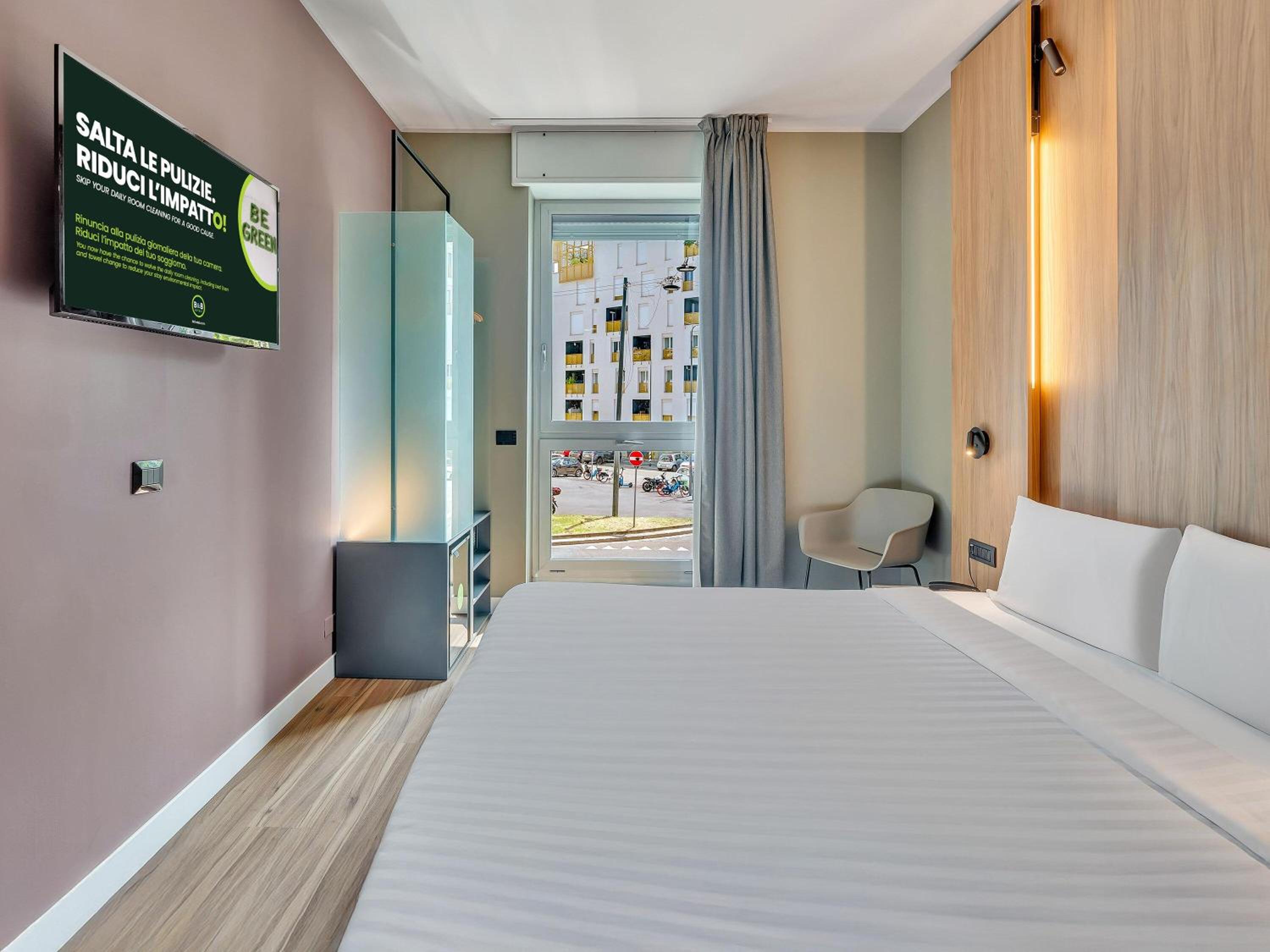 غرفة بسرير كوين، B&B Hotel Milano Portello 2/10