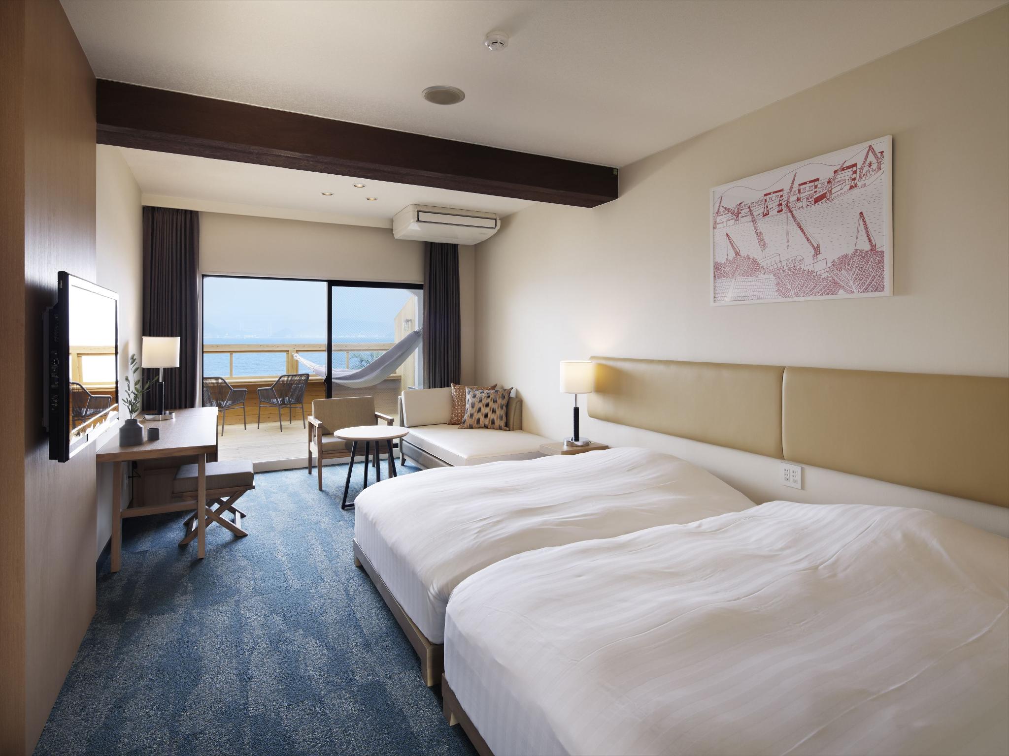 Ocean, Standard, Twin Beds