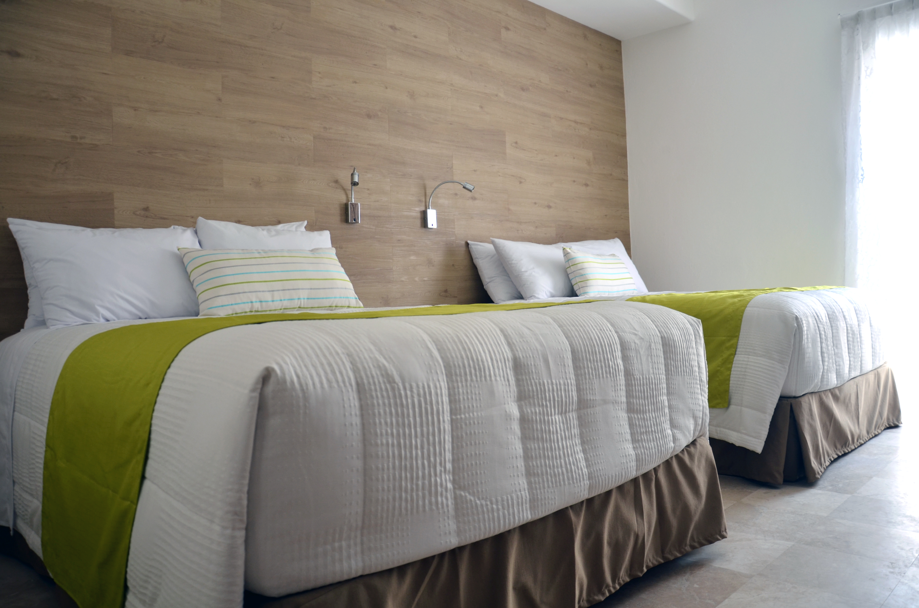 غرفة بسريرين كوين، Hotel Catedral La Paz 3/4