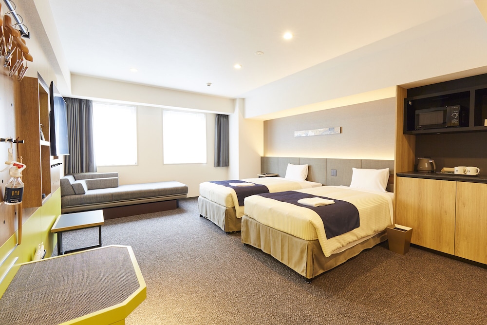 غرفة عائلية بسريرين منفصلين، hotel MONday Akihabara Asakusabashi 2/3