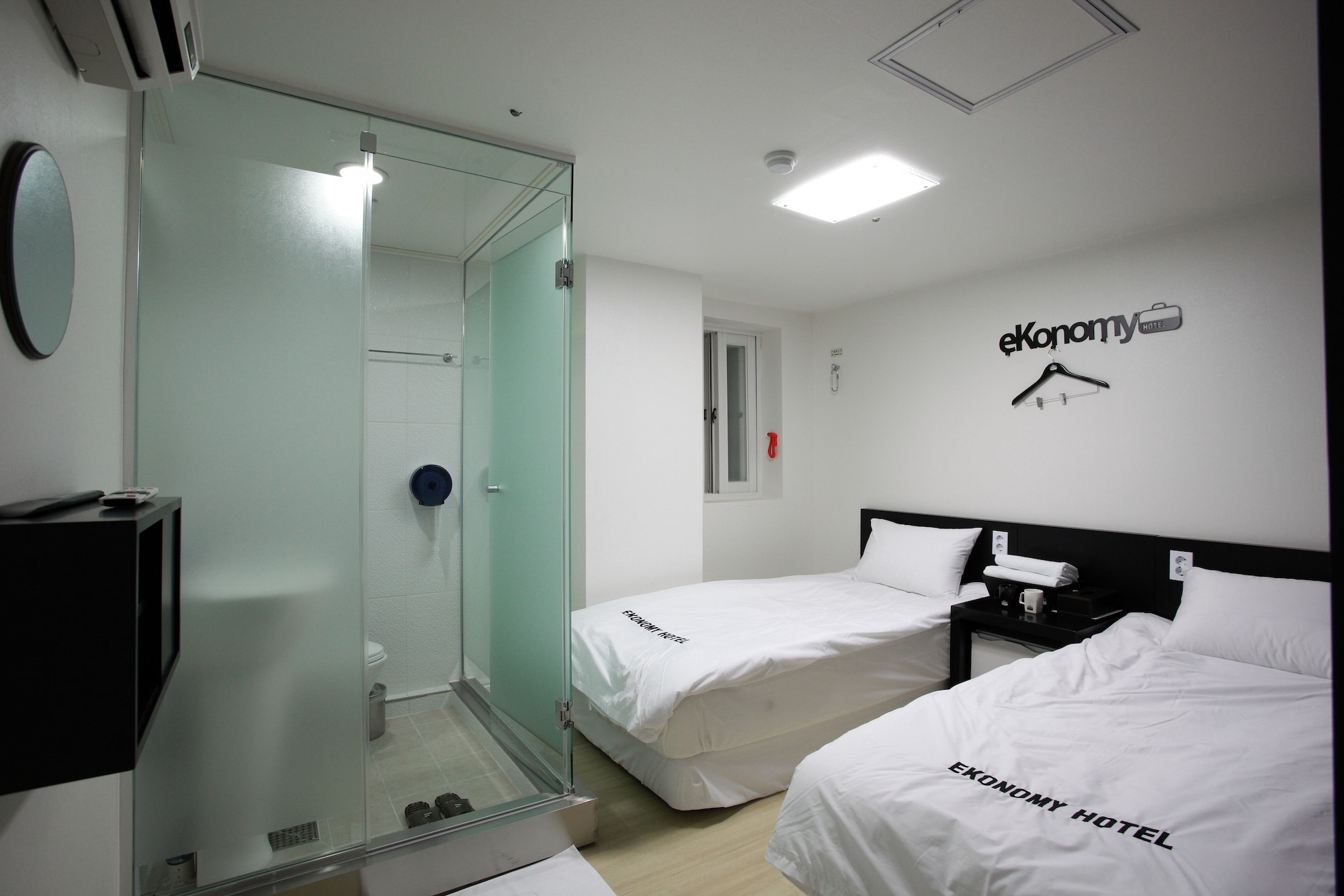 Twin Beds, No Window