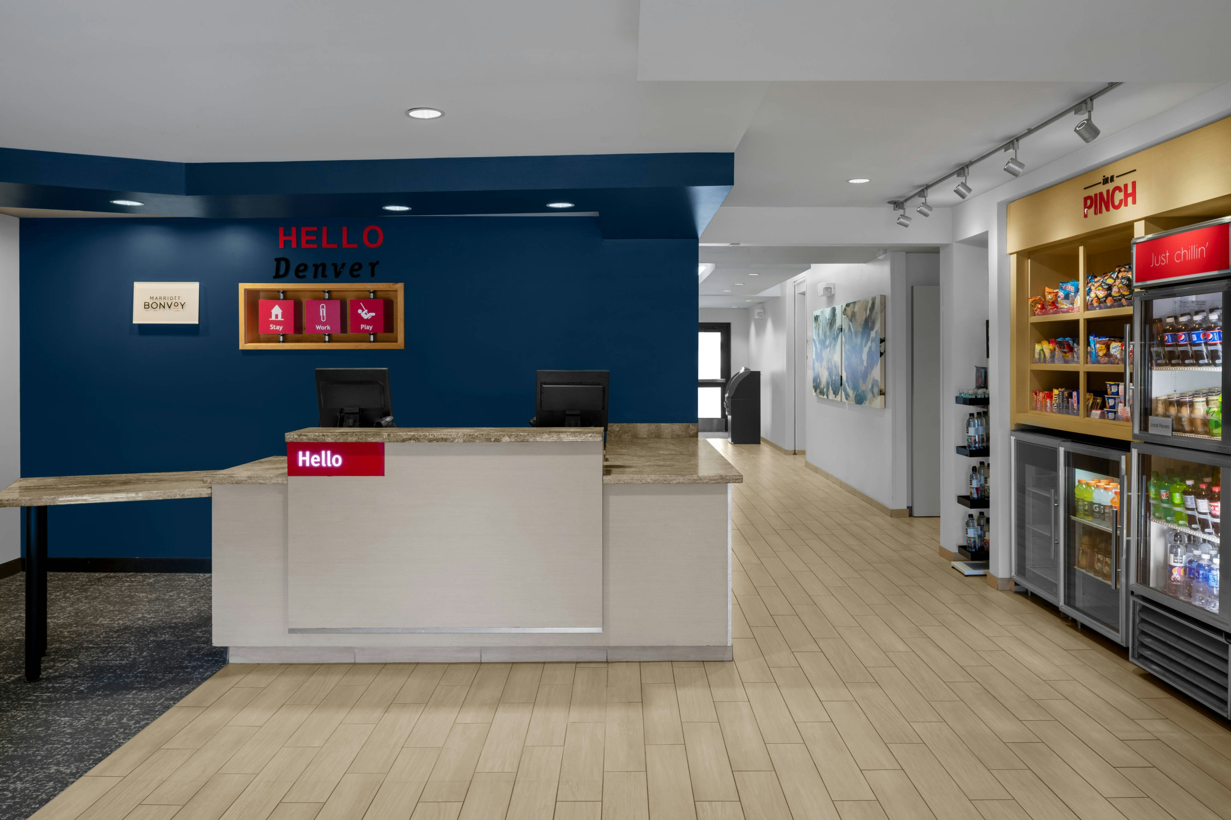 Lobby at Towneplace Suites Denver Airport At Gateway Park, DENVER - CO