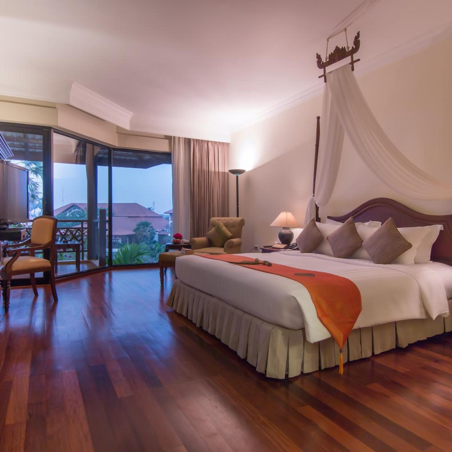 غرفة ديلوكس بإطلالة على المسبح، PALACE RESIDENCE & VILLA SIEM REAP 4/9