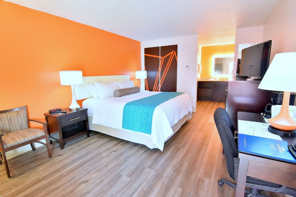Room, King Bed, Pool Side