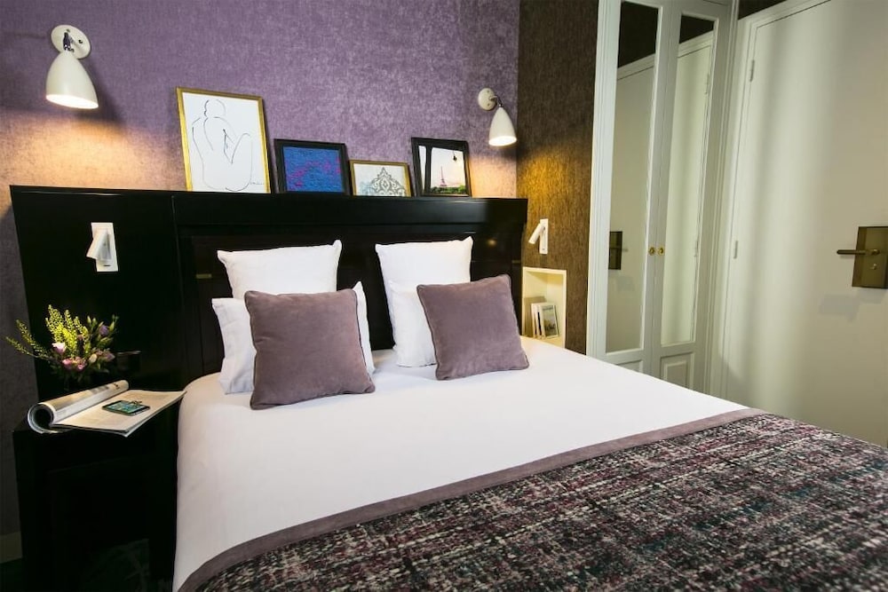 غرفة كلاسيكية بسرير مزدوج، Hotel De Neuville Arc De Triomphe 3/5