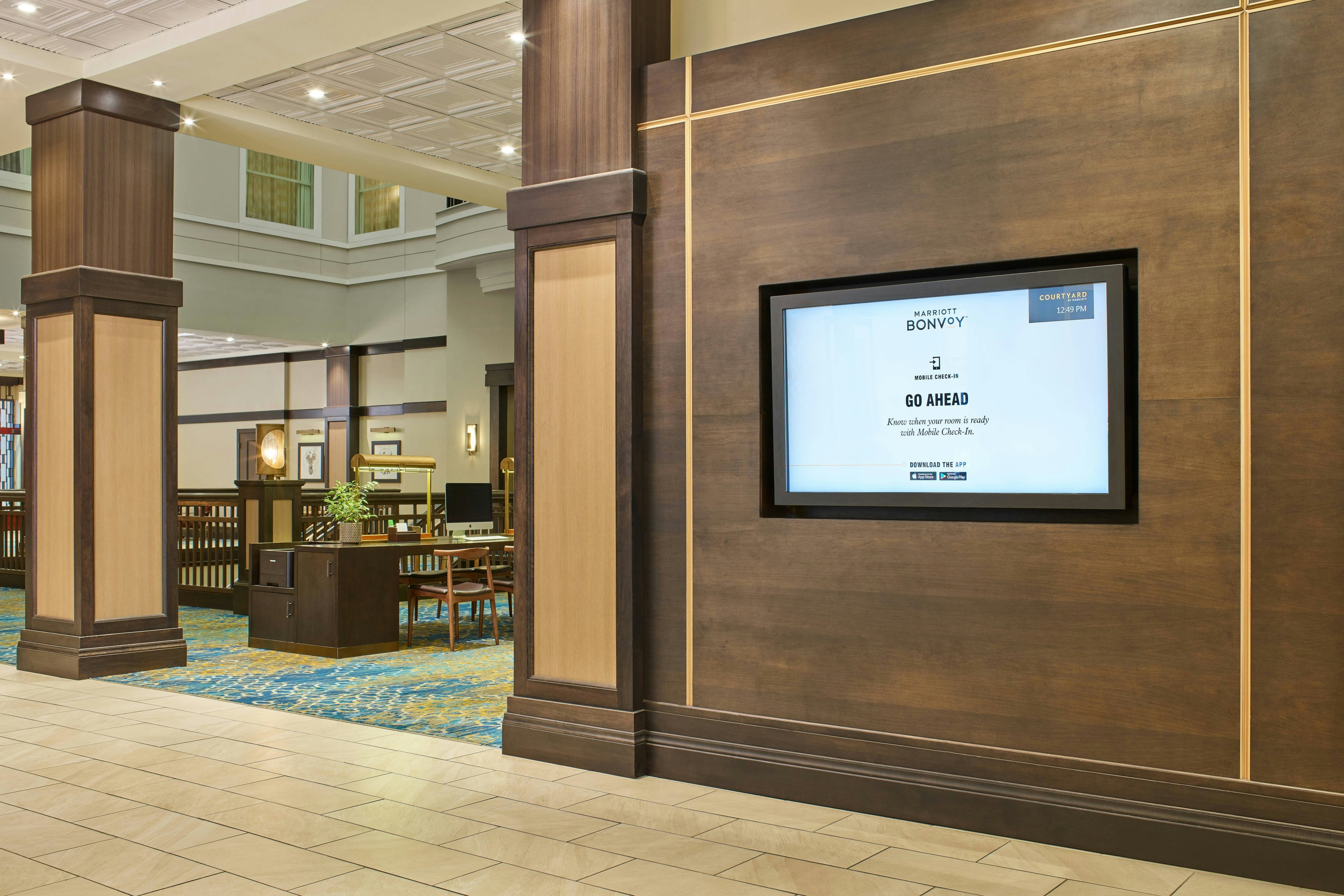 Lobby at Courtyard by Marriott Denver Downtown, DENVER - CO