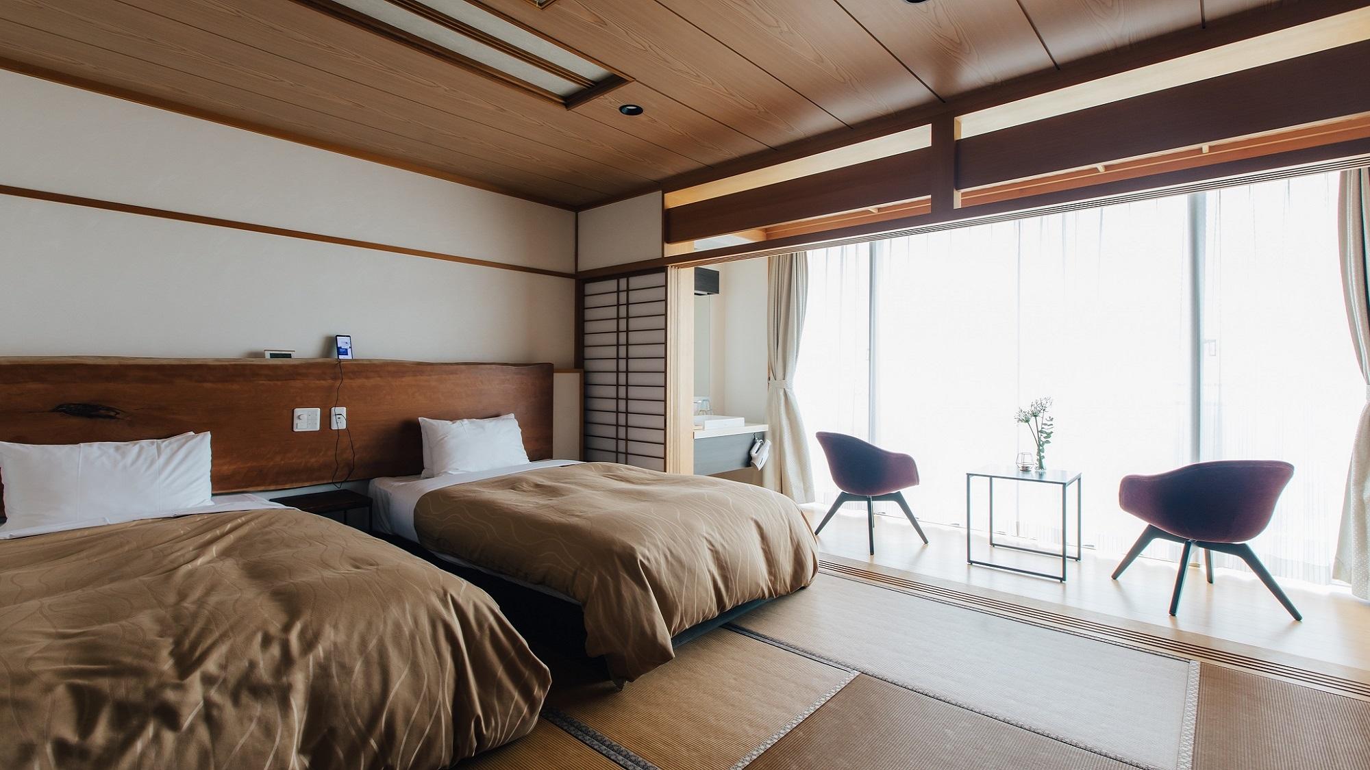 Japanese, Standard, Quadruple, Twin Beds, New Building