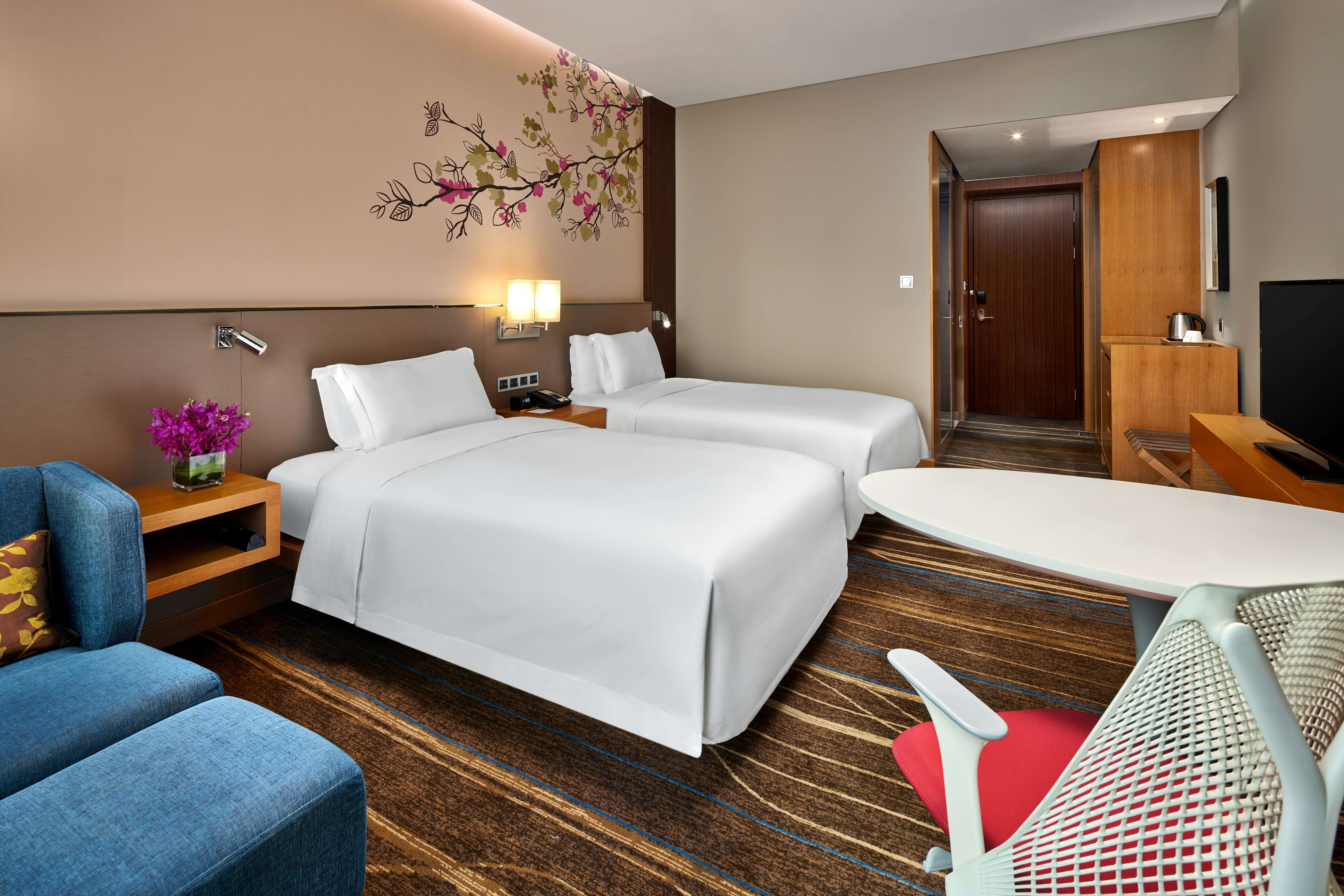 ROOM, TWIN BEDS
