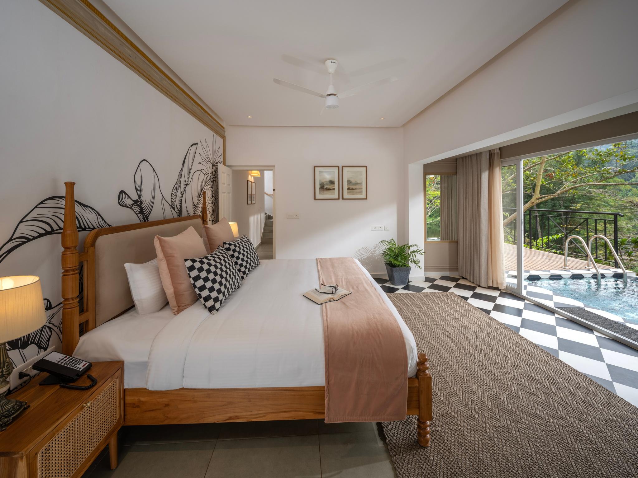 Pool, Villa, Double Bed, Riverside