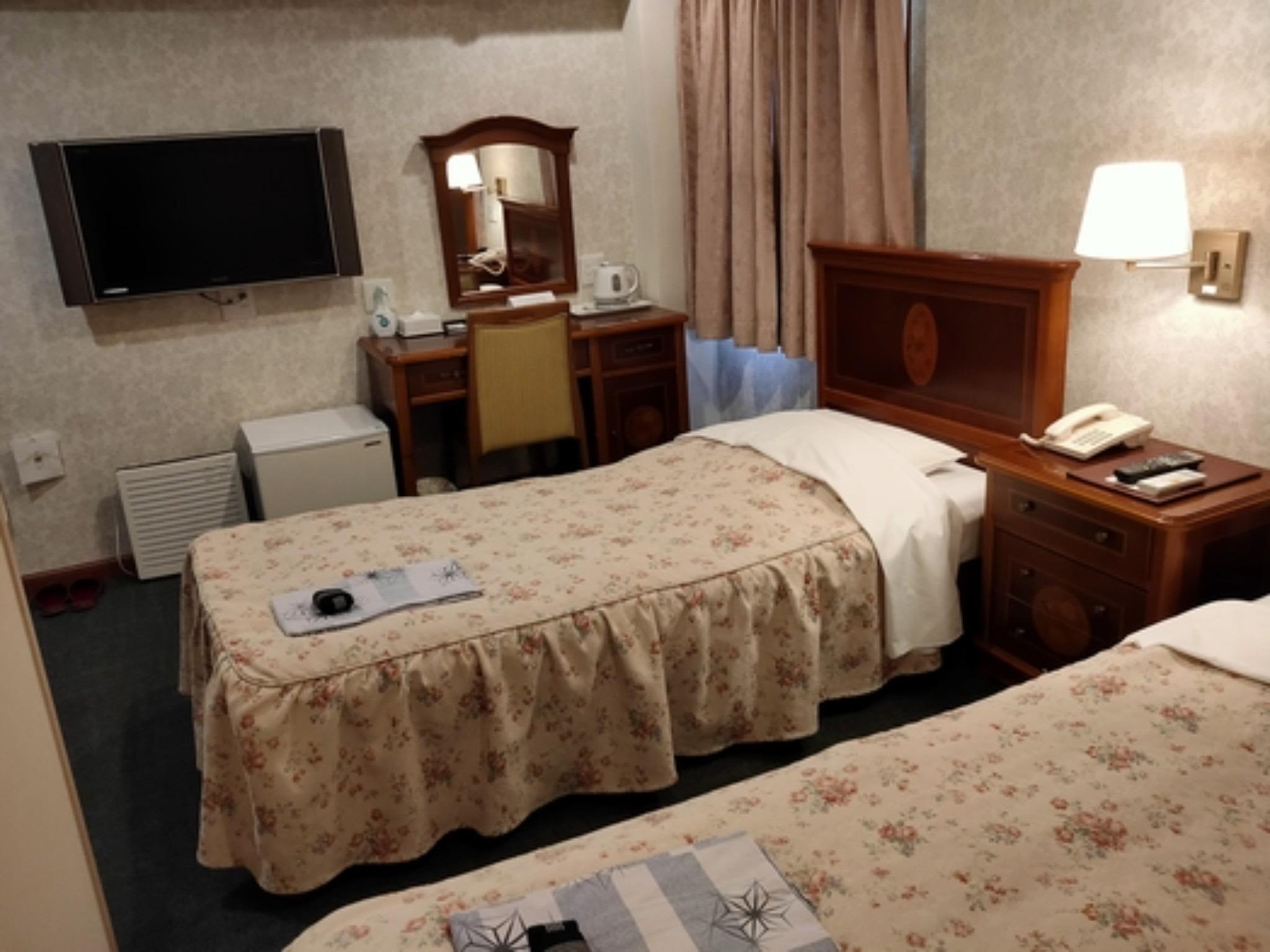 غرفة بسريرين منفصلين، Beppu Station Hotel 2/2