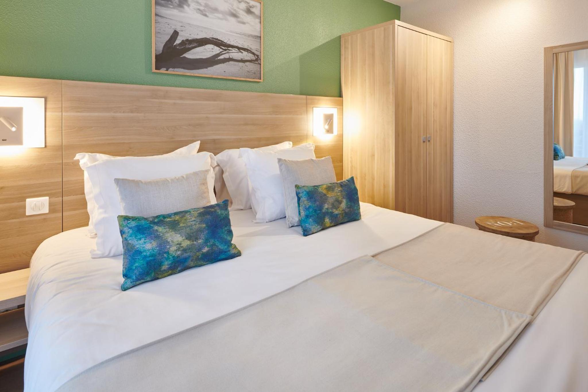 غرفة بسريرين منفصلين، Hotel Les Terrasses D Atlanthal 7/10