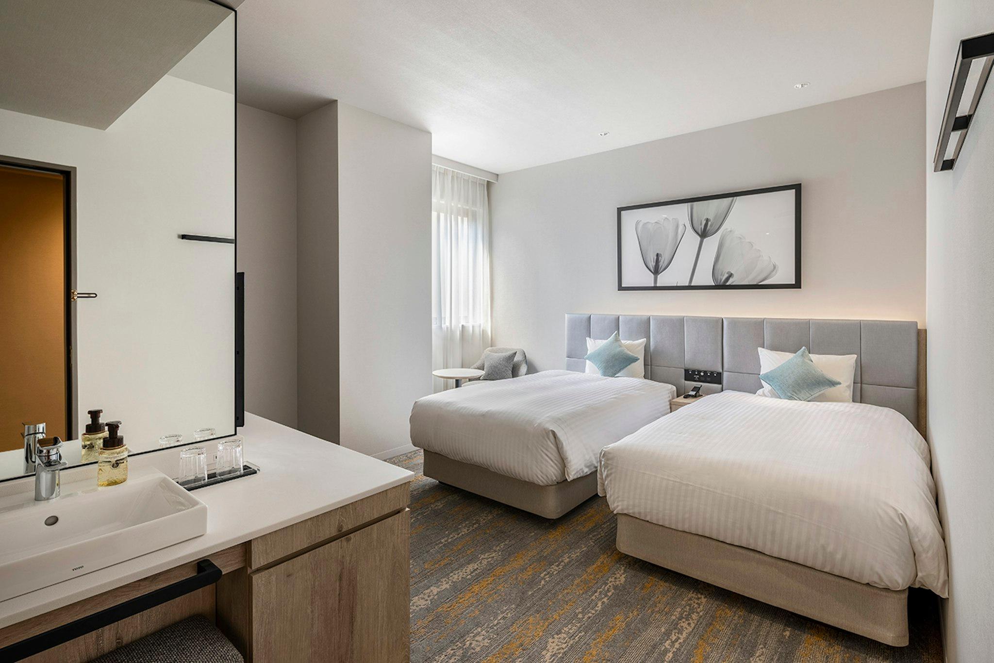 Moderate, Single, 2 Double Beds