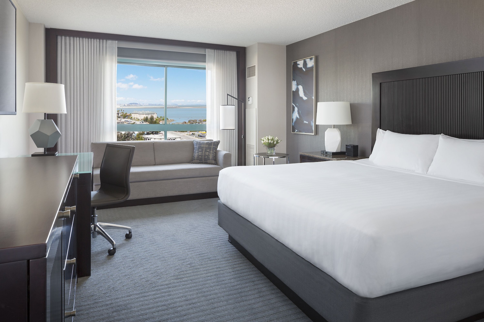 Room, King Bed, Bay View