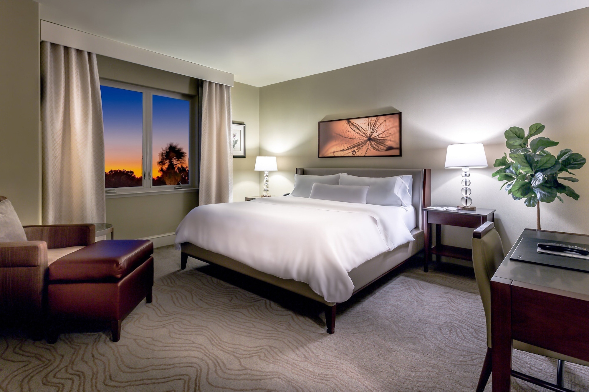 1 Bedroom, Vice President, Suite, King Bed, River View, Sofa, Balcony