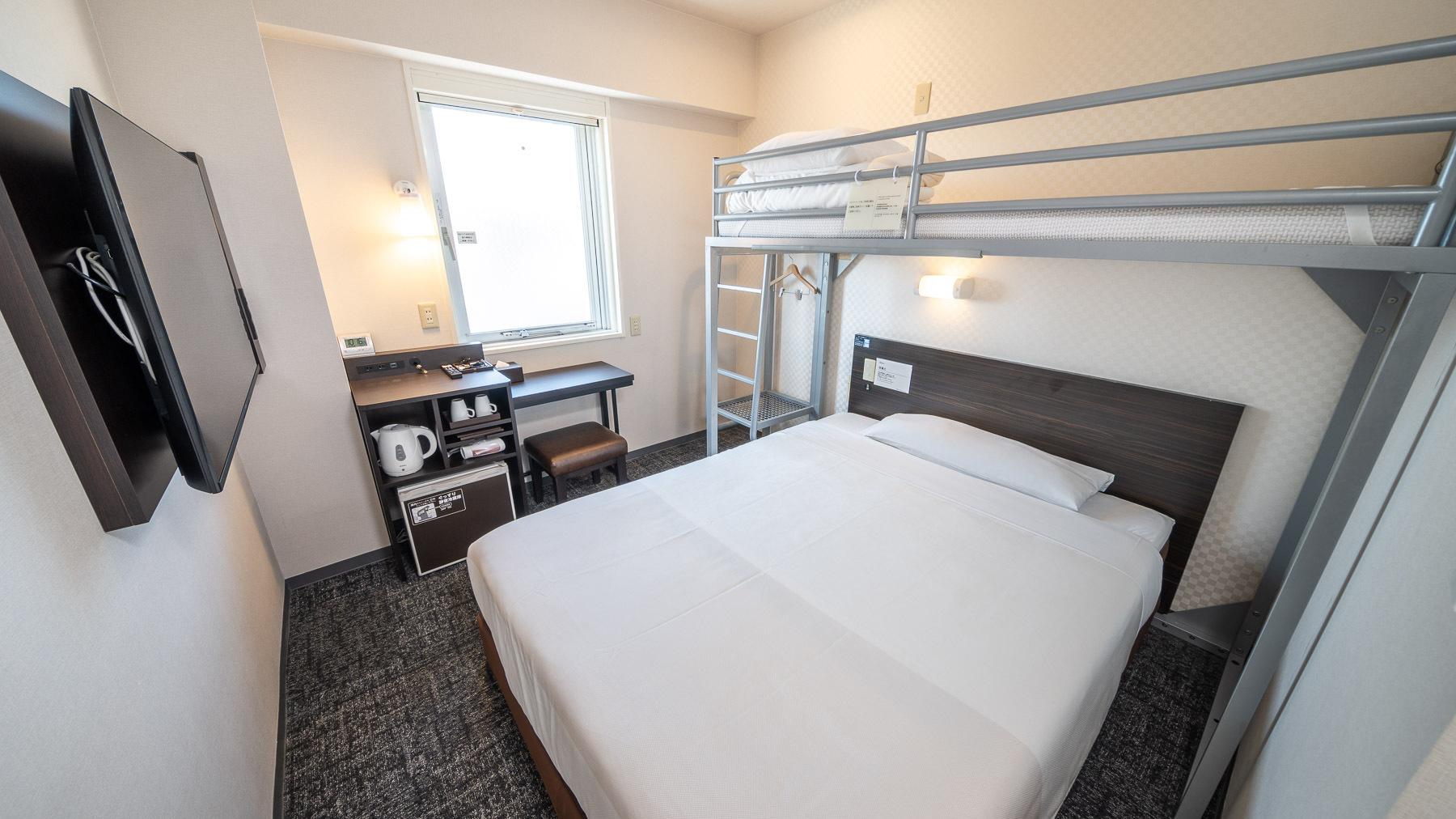 Room, Double or Single Bed, Bunk Bed, Smoking