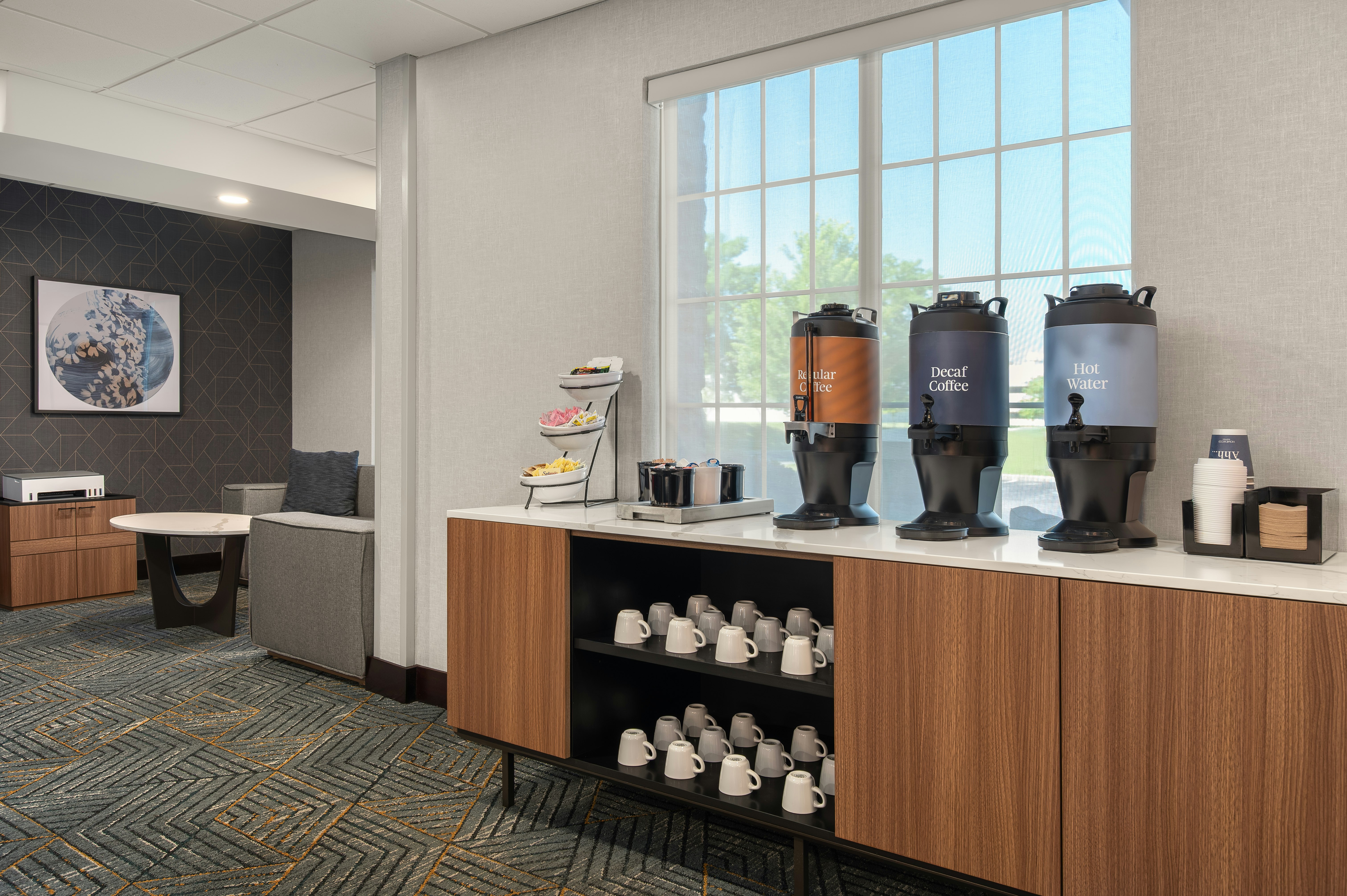 Lobby at Homewood Suites by Hilton Columbus/Polaris, OH, COLUMBUS - OH