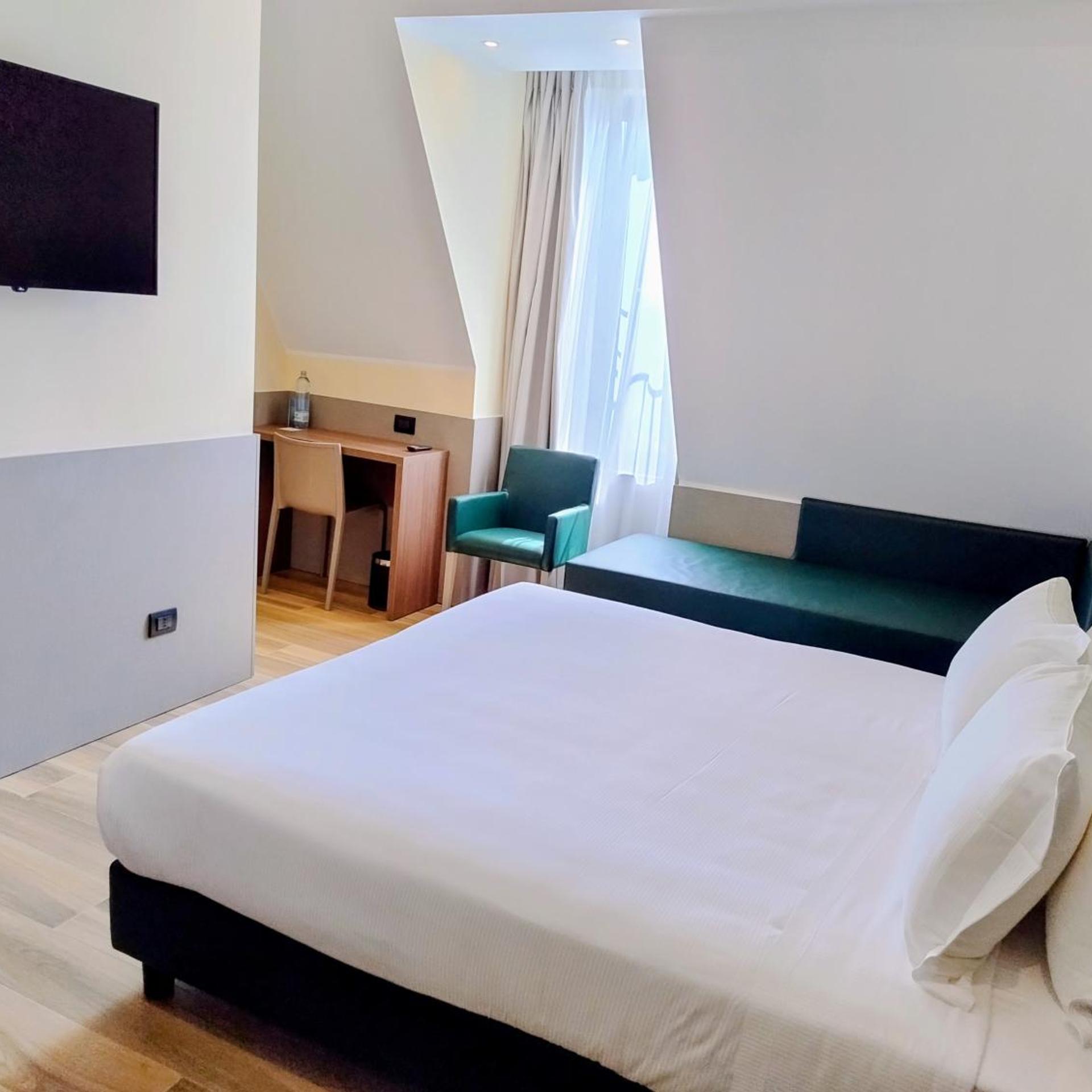 Room, Double Bed, Attic