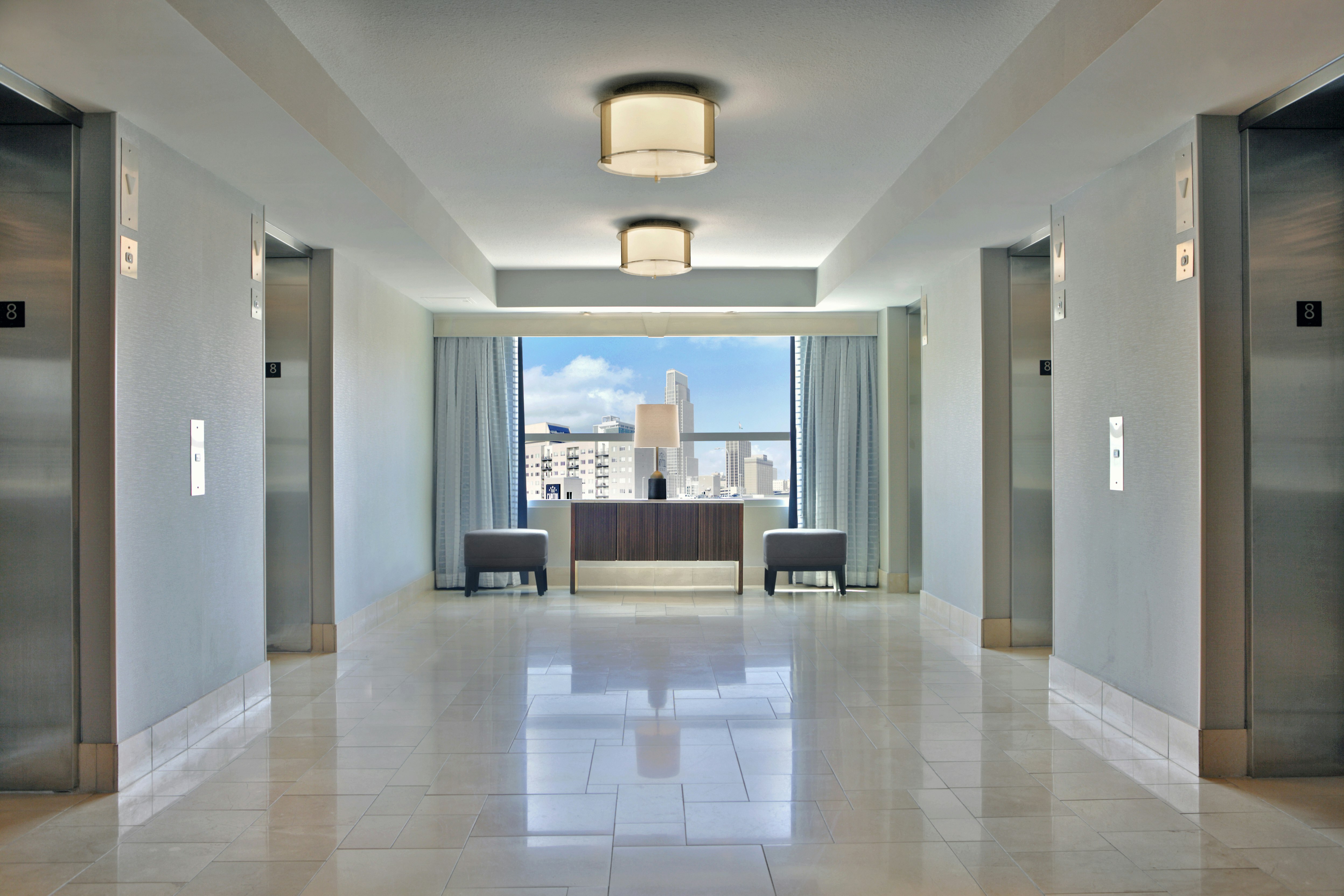 Lobby at HILTON OMAHA, OMAHA - NE