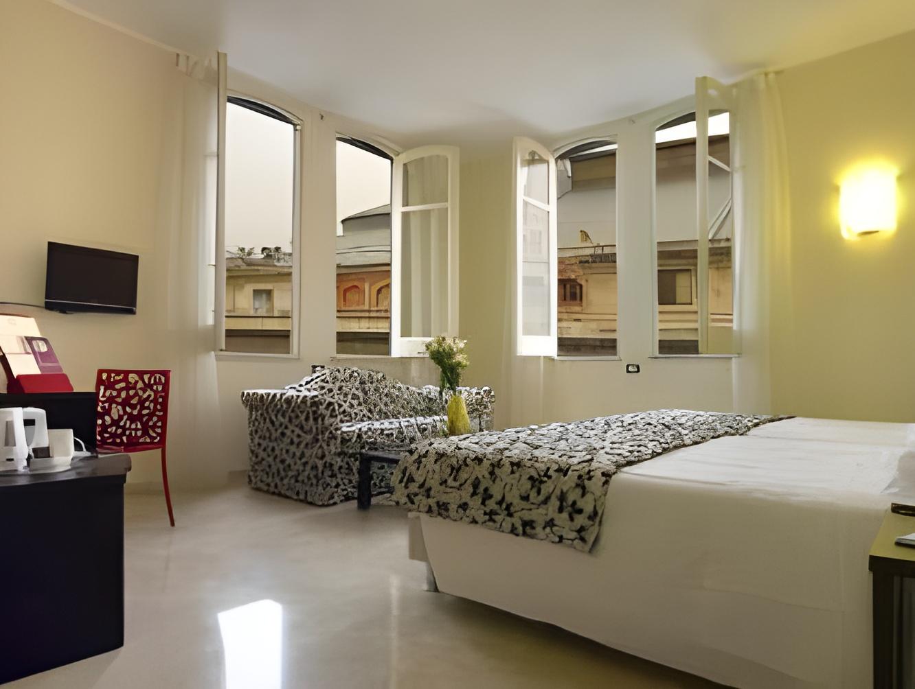 Room, Single, Double Bed