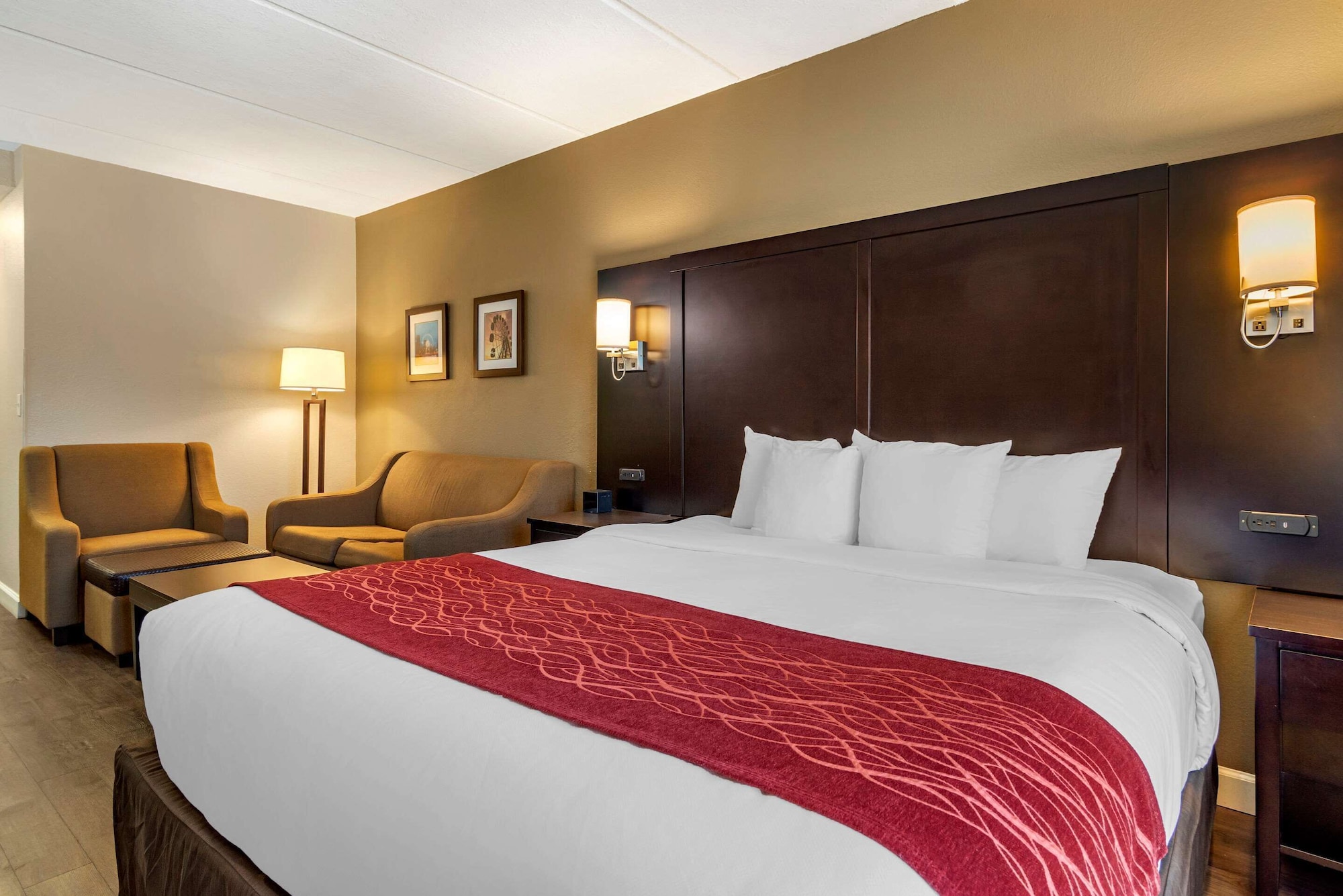 جناح بسرير كينج مع أريكة لذوي الإعاقة، Comfort Inn & Suites Near Six Flags GA 4/10