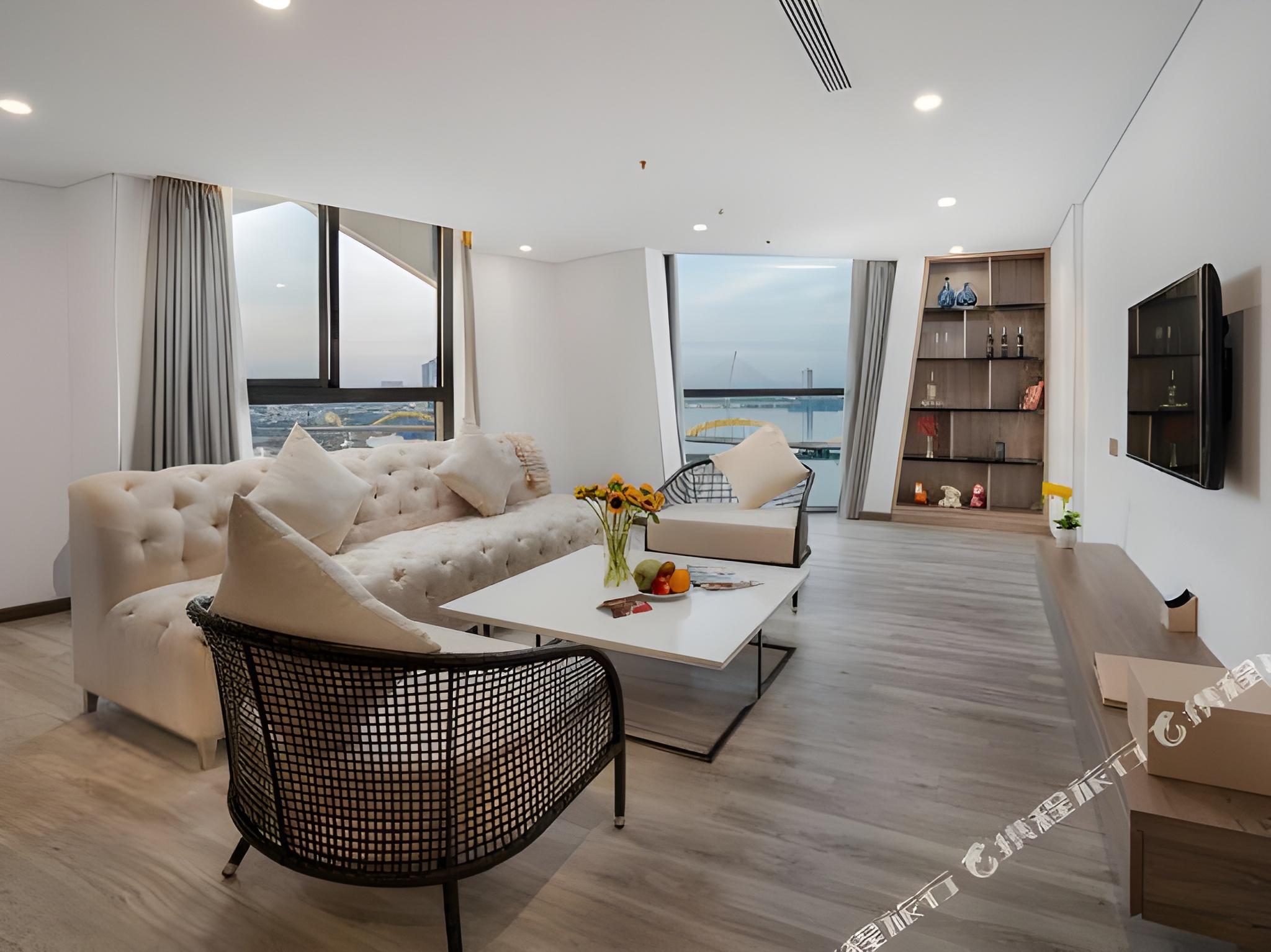 جناح بسرير كوين، HAIAN Riverfront Hotel 4/4