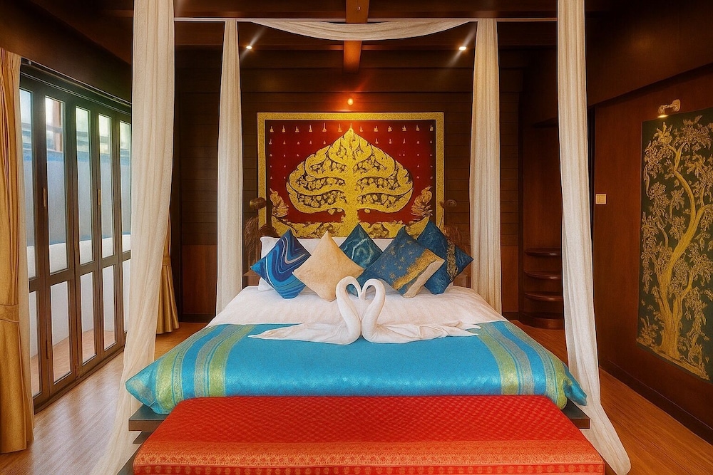 Lanna, Suite, Double Bed, Hot Tub, Balcony