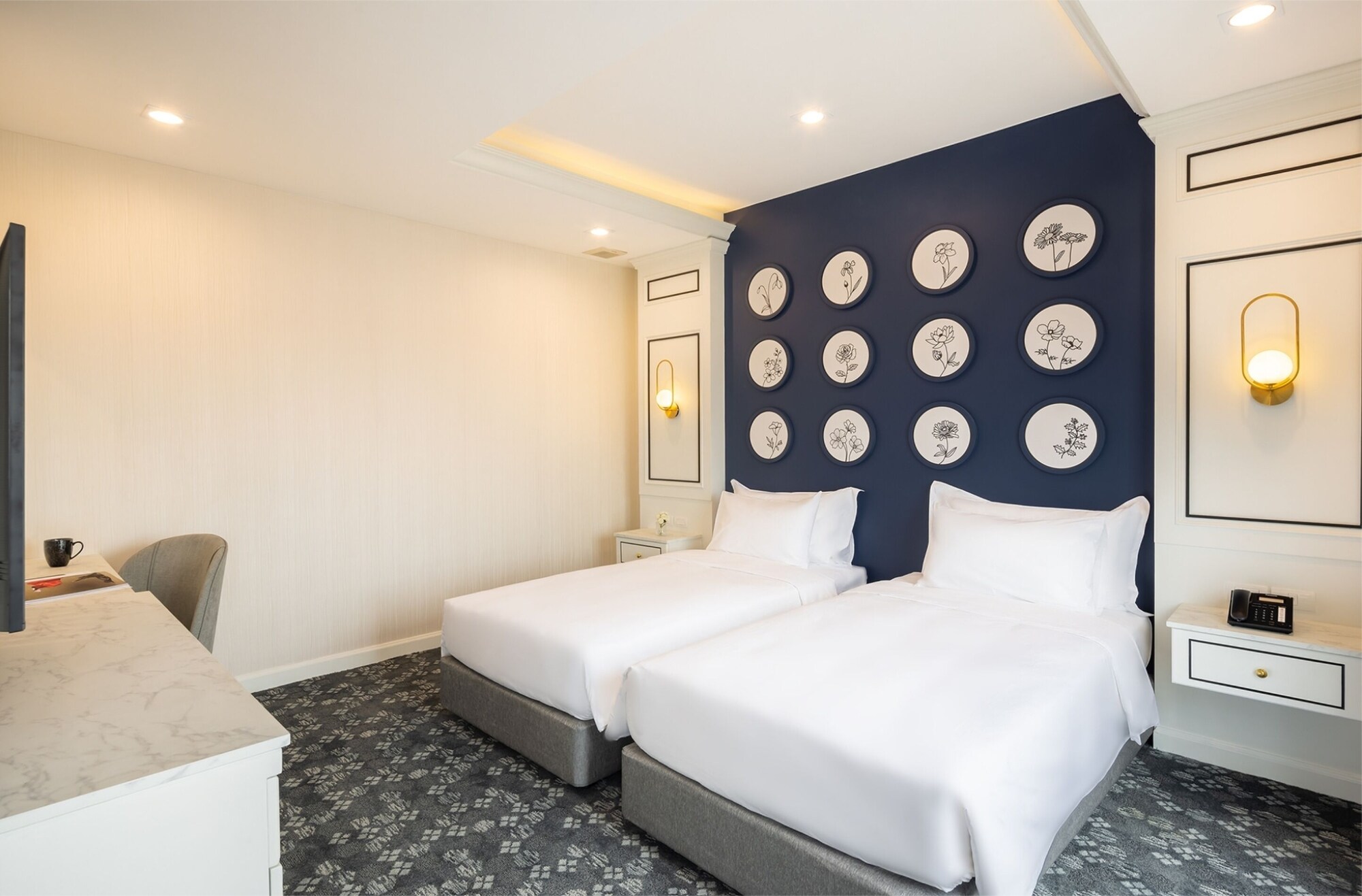 غرفة ديلوكس بسريرين منفصلين بشرفة، Eastin Hotel Vientiane 2/10