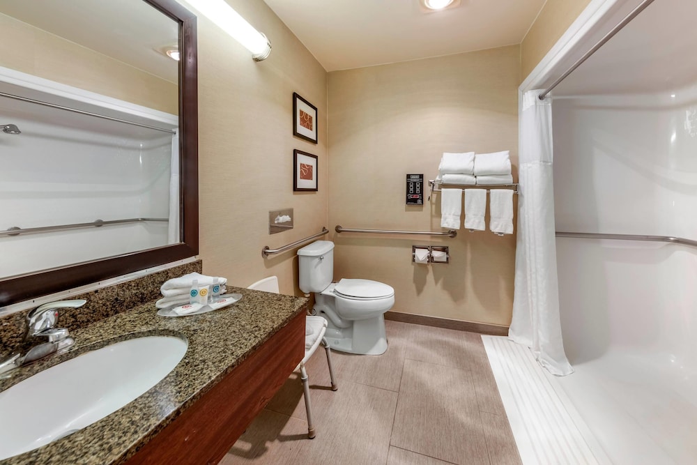 Suite, King Bed, Sofa, Accessible, Comfort Suites Near Six Flags Magic Mountain 6/8