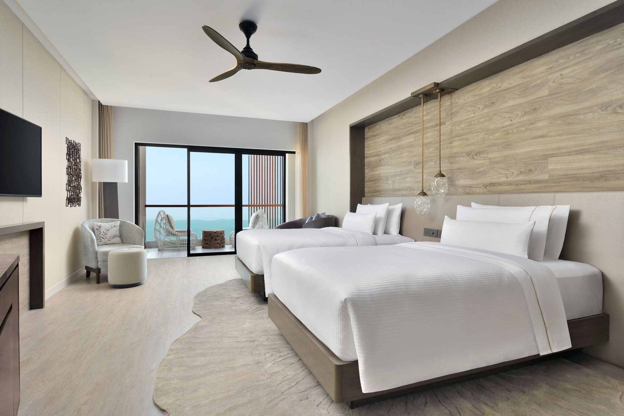 Premier, Twin Beds, Valley View, Balcony
