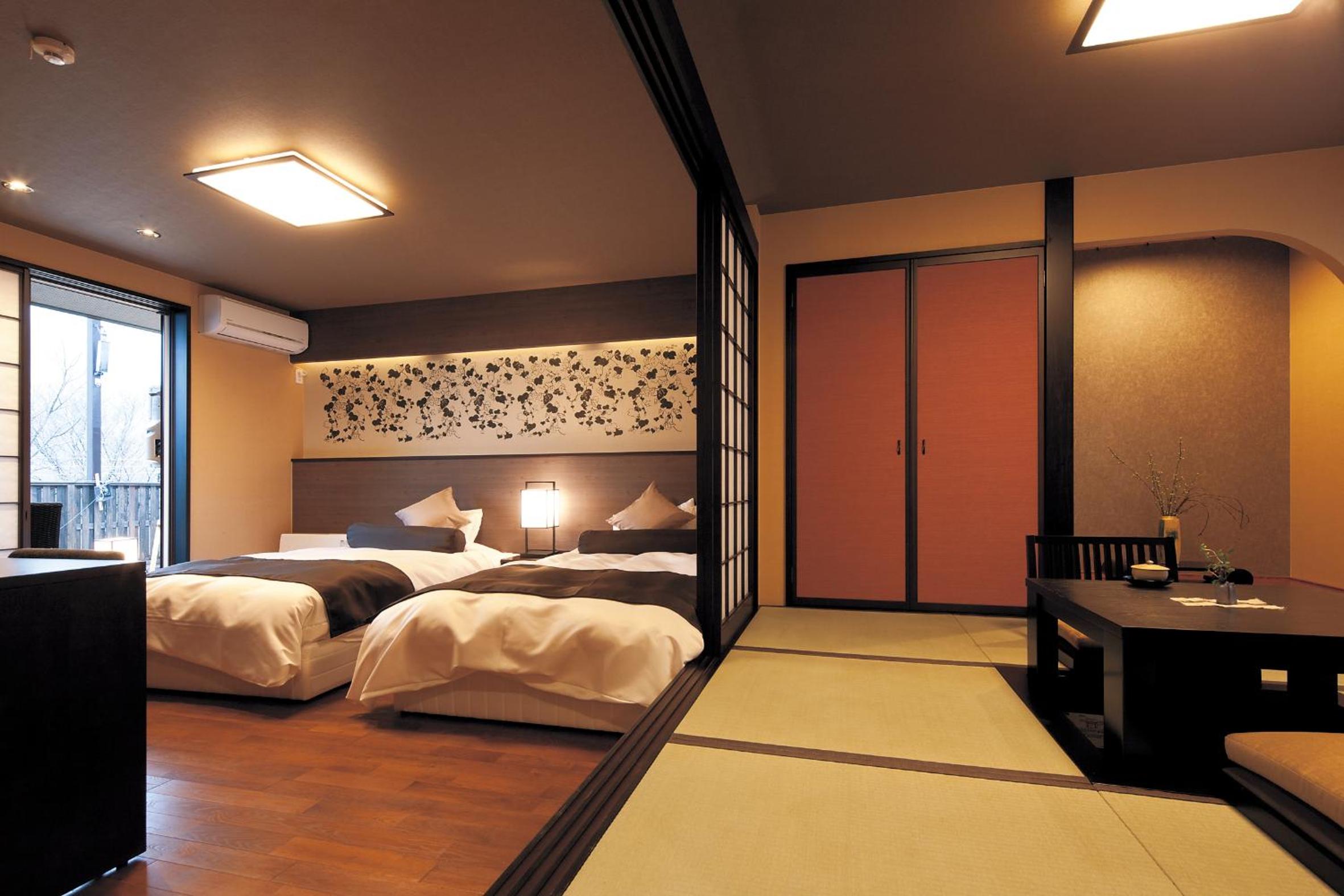 Semi Room, Superior, 2 Double Beds, Outdoor Bath