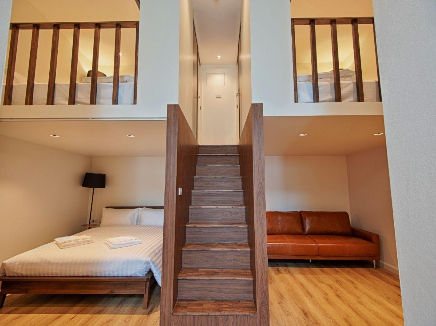 Duplex, Studio, 3 Queen Beds