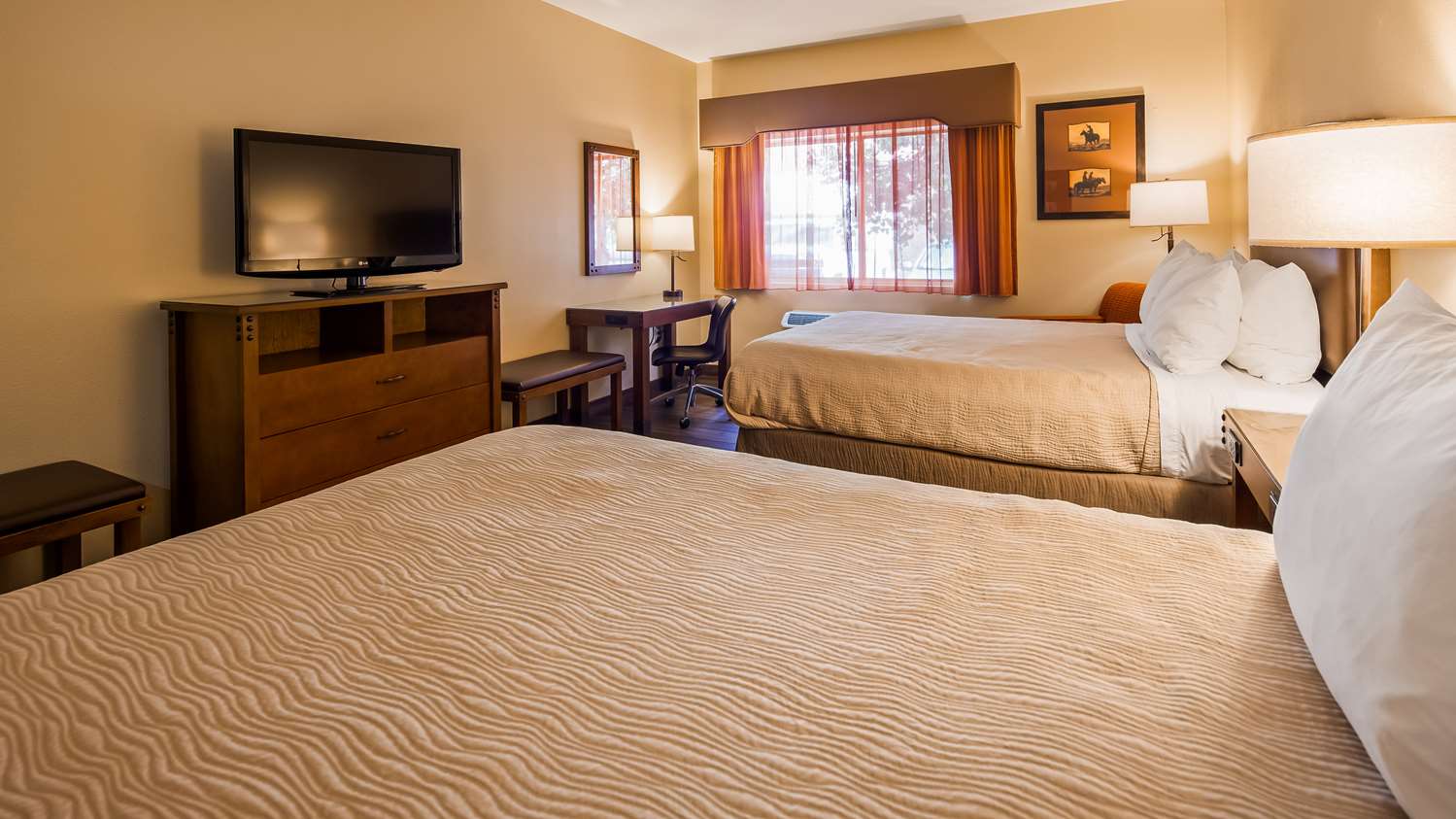 غرفة بسريرين كوين يُسمح فيها بالحيوانات الأليفة، Best Western Plus Inn Of Williams 3/5