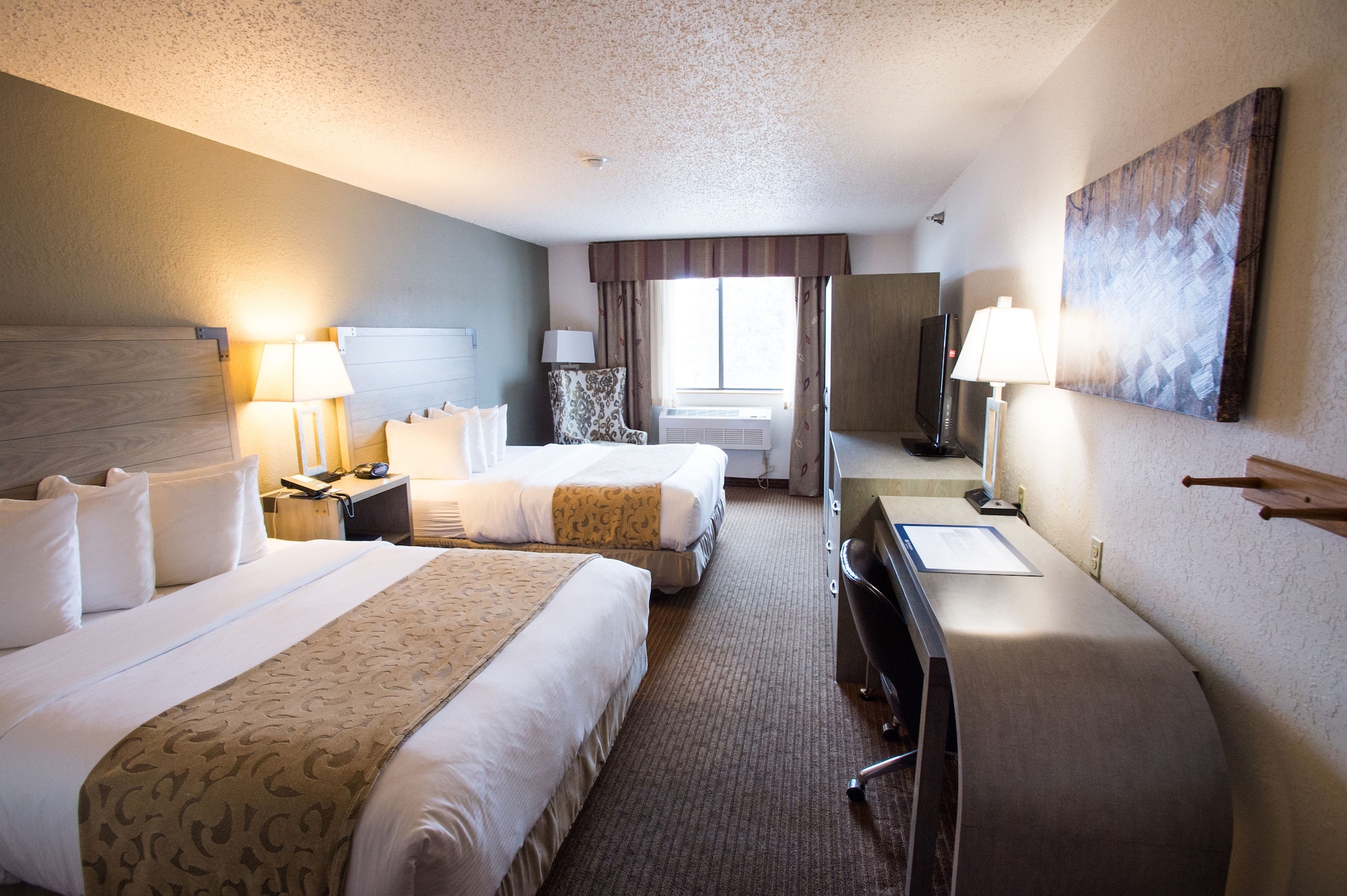 غرفة قياسية بسريرين كوين لذوي الإعاقة، Best Western Alpenglo Lodge 3/10