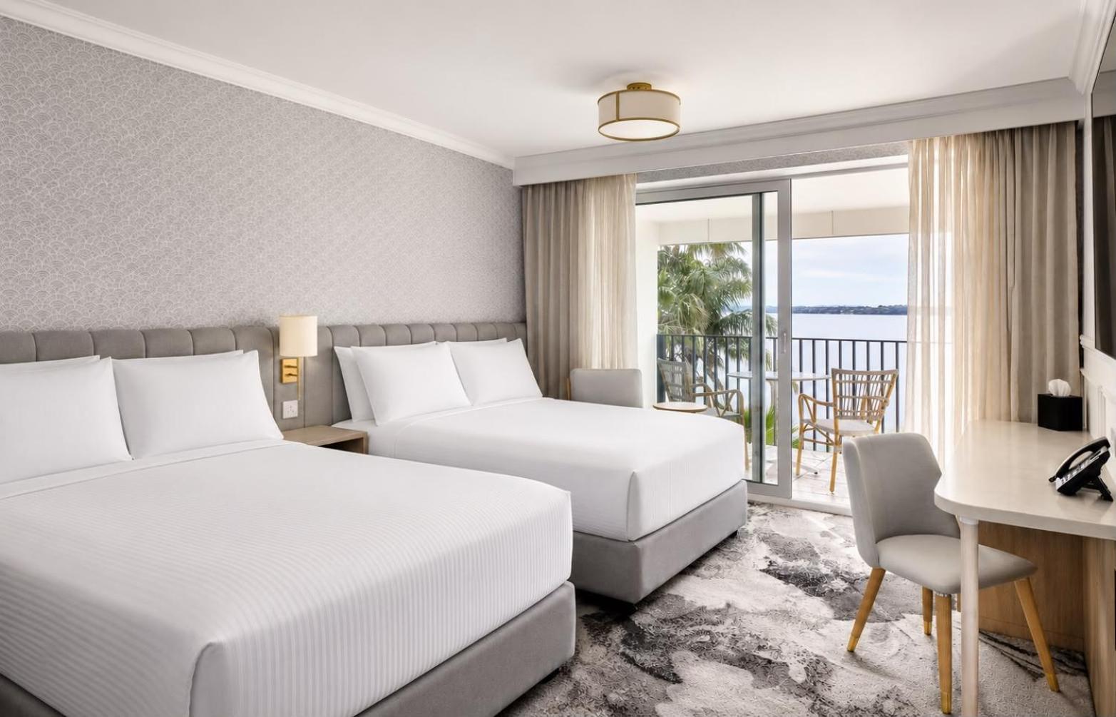 Room, 2 Double Beds, Water View