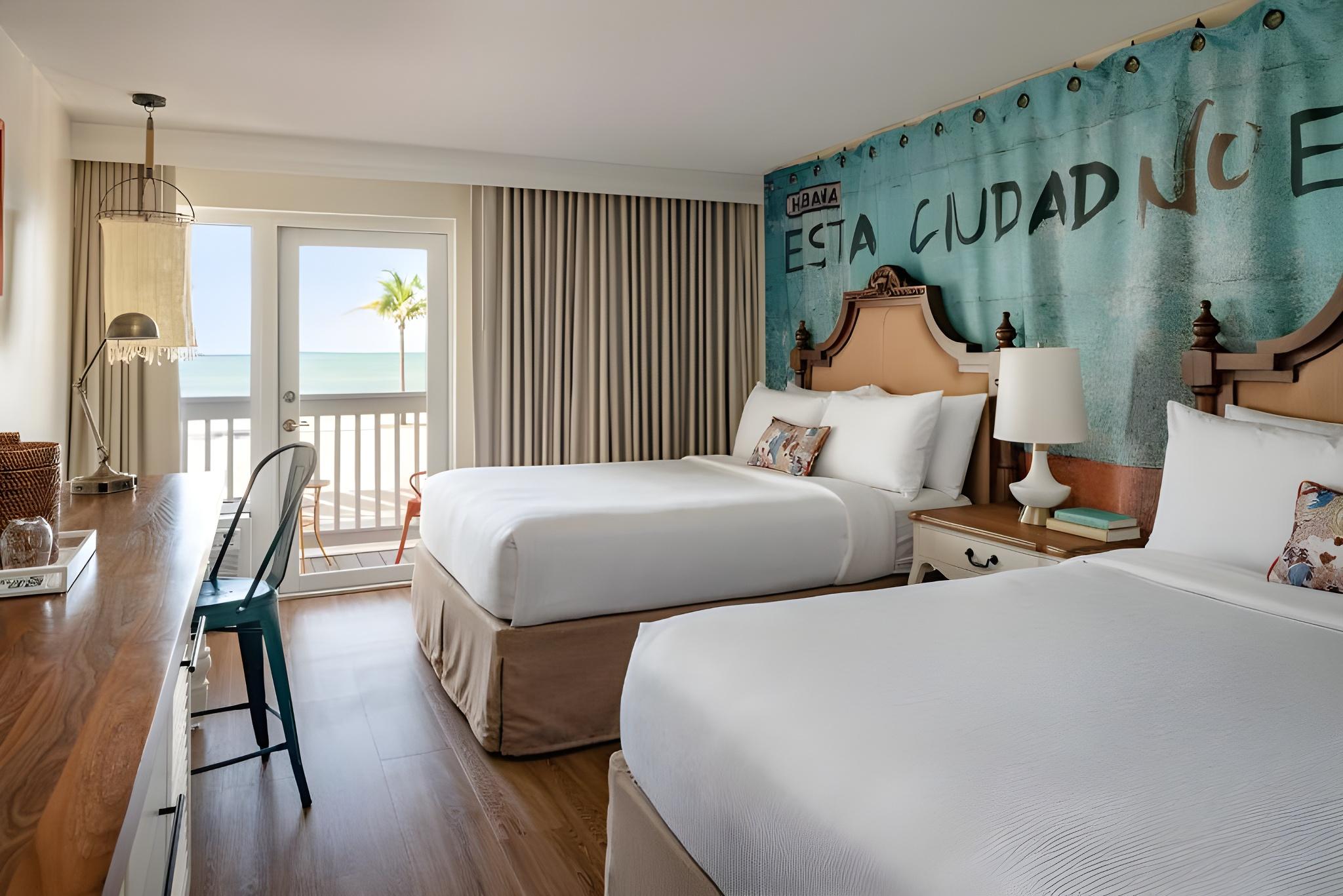 Room, 2 Queen Beds, Gulf View, Sea View, Balcony