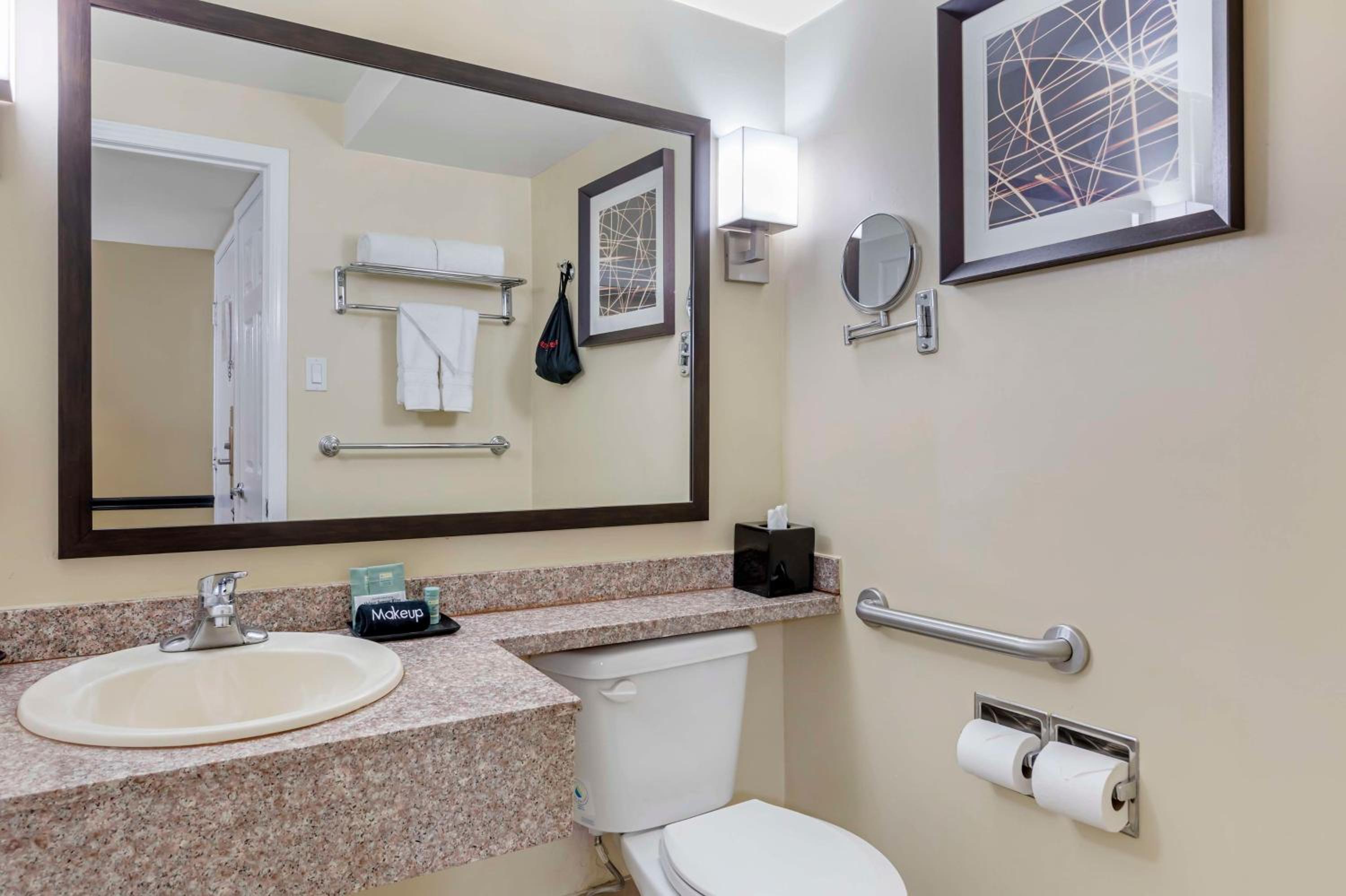 غرفة بسرير كينج بحوض استحمام لذوي الإعاقة، Best Western Canoga Park Motor Inn 4/5
