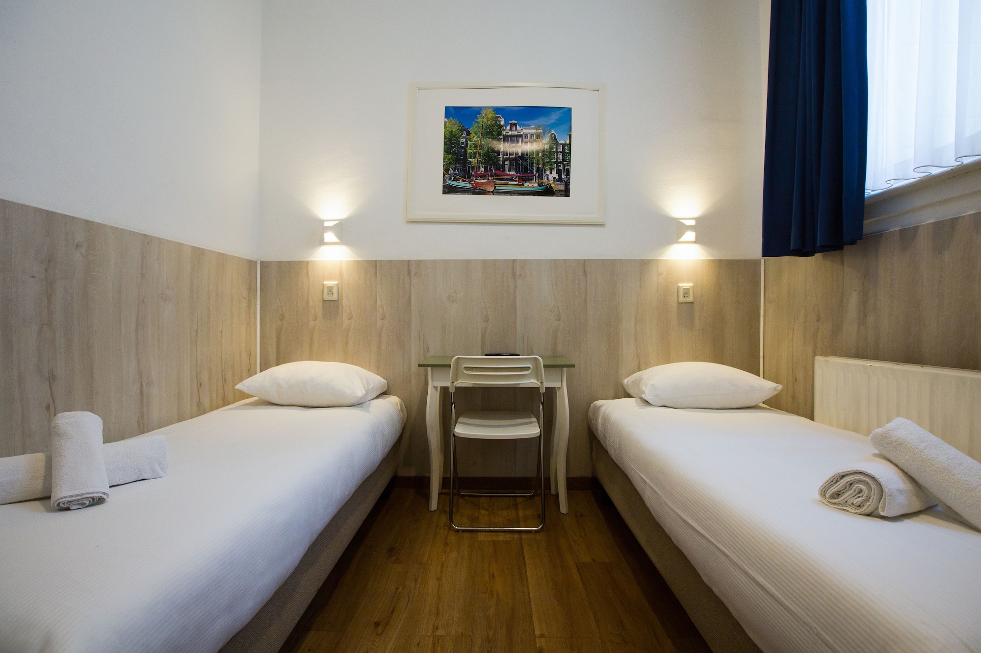 BASIC, TWIN BEDS, PRIVATE BATHROOM