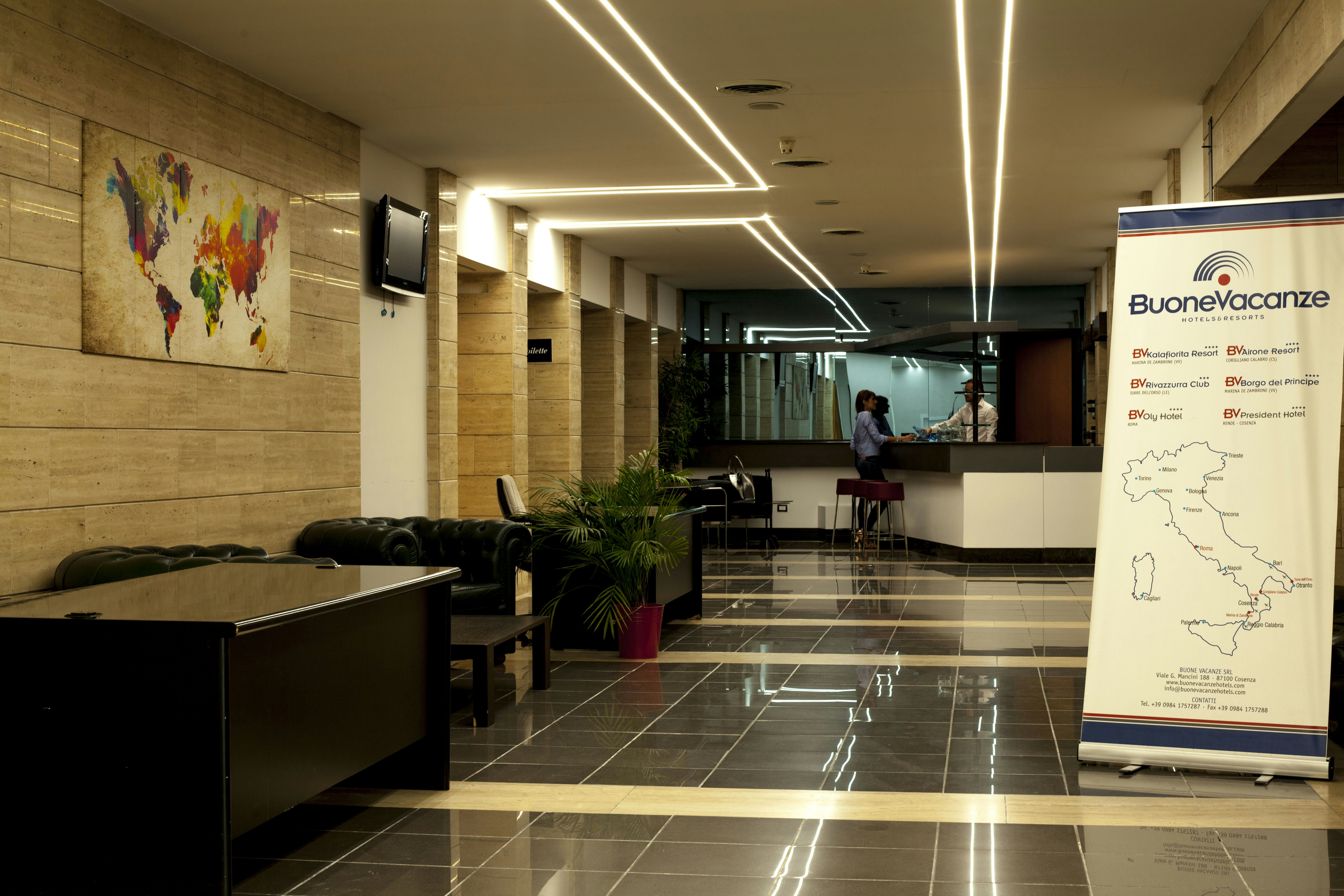 Lobby at BV Oly Hotel, ROME