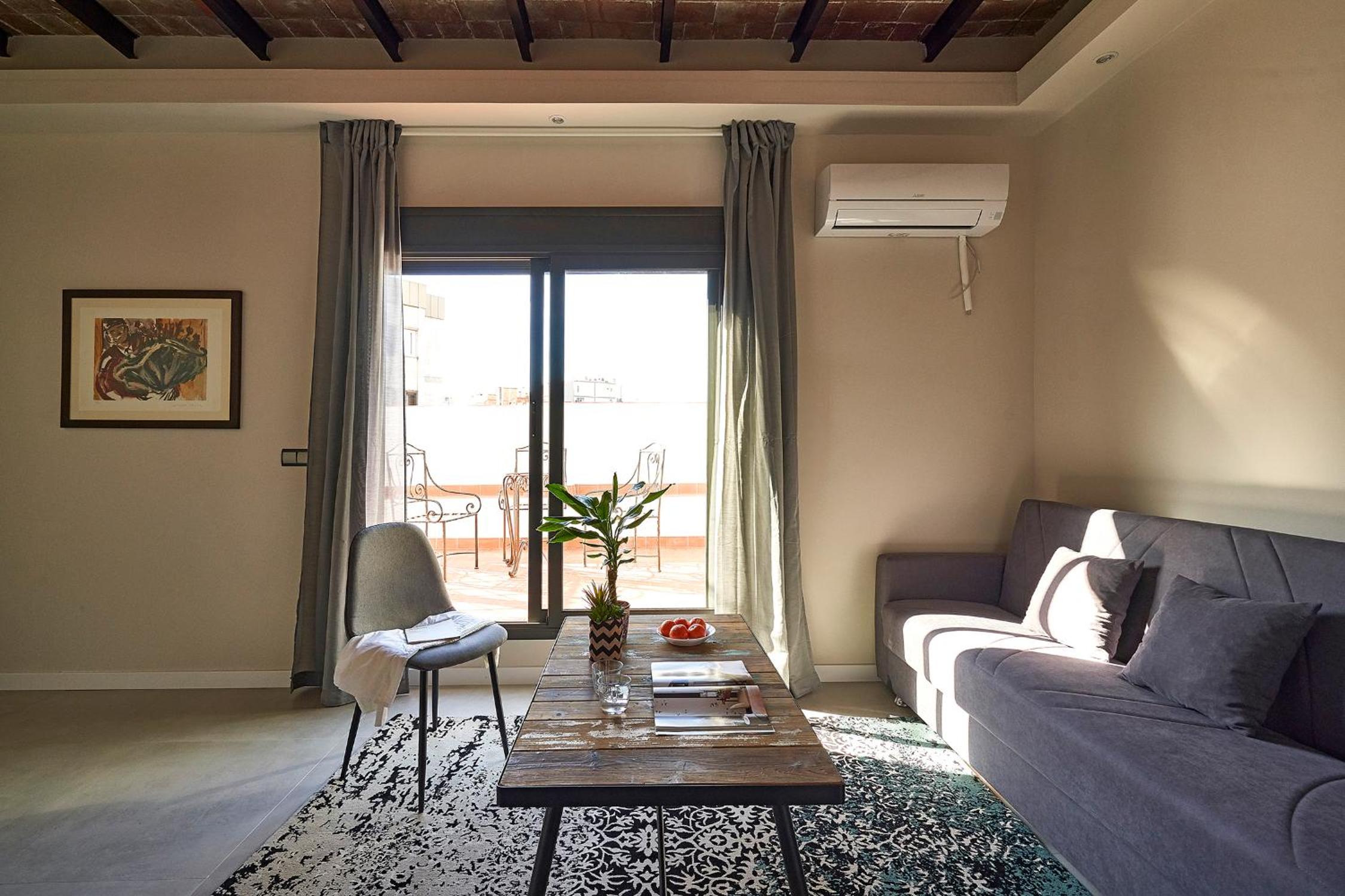 1 Bedroom, Apartment, Terrace, Attic