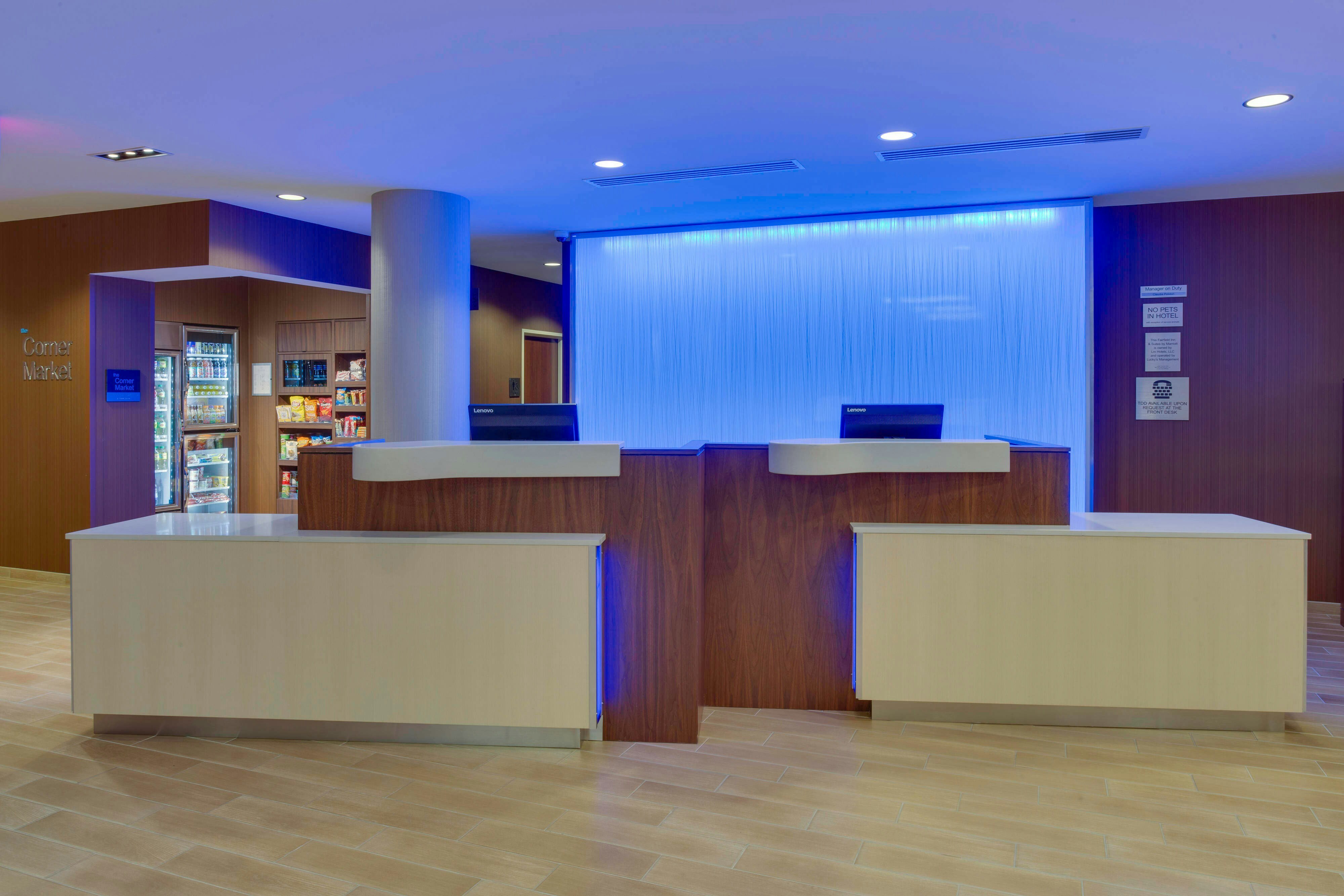 Lobby at Fairfield Inn and Suites Fort Lauderdale Downtown/Las Olas, FORT LAUDERDALE - FL
