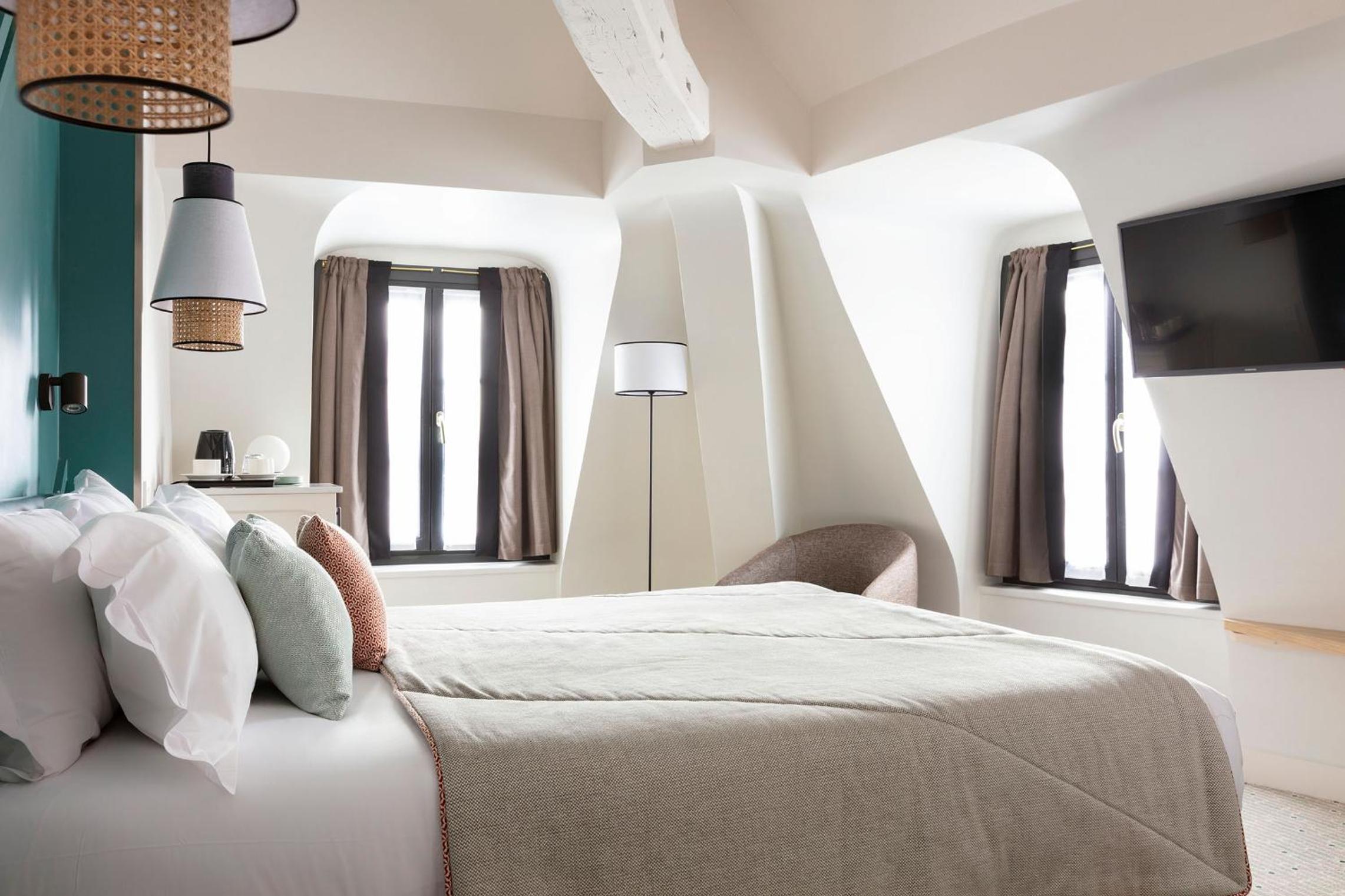 غرفة ديلوكس بسرير مزدوج أو سريرين منفصلين، Hotel Bastille Speria 4/10