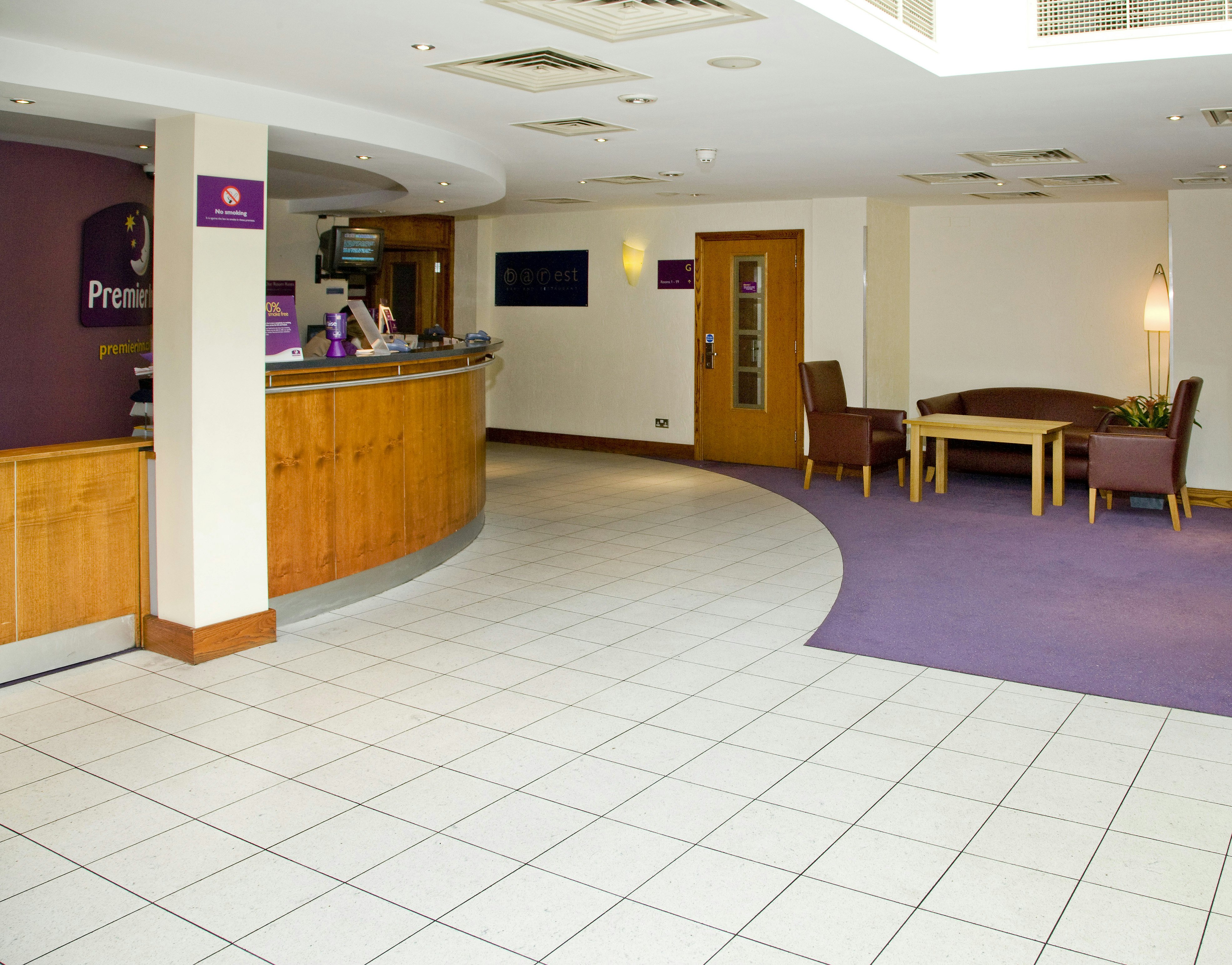 Lobby at Premier Inn Watford Central Hotel, WATFORD