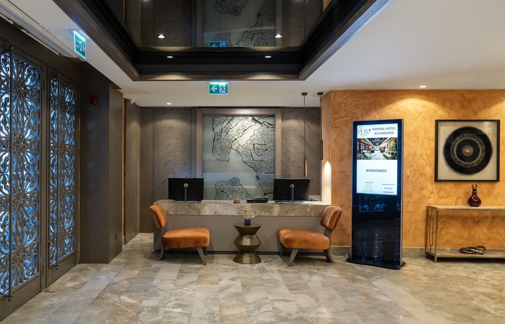 Lobby at Aspera Hotel Altunizade, ISTANBUL