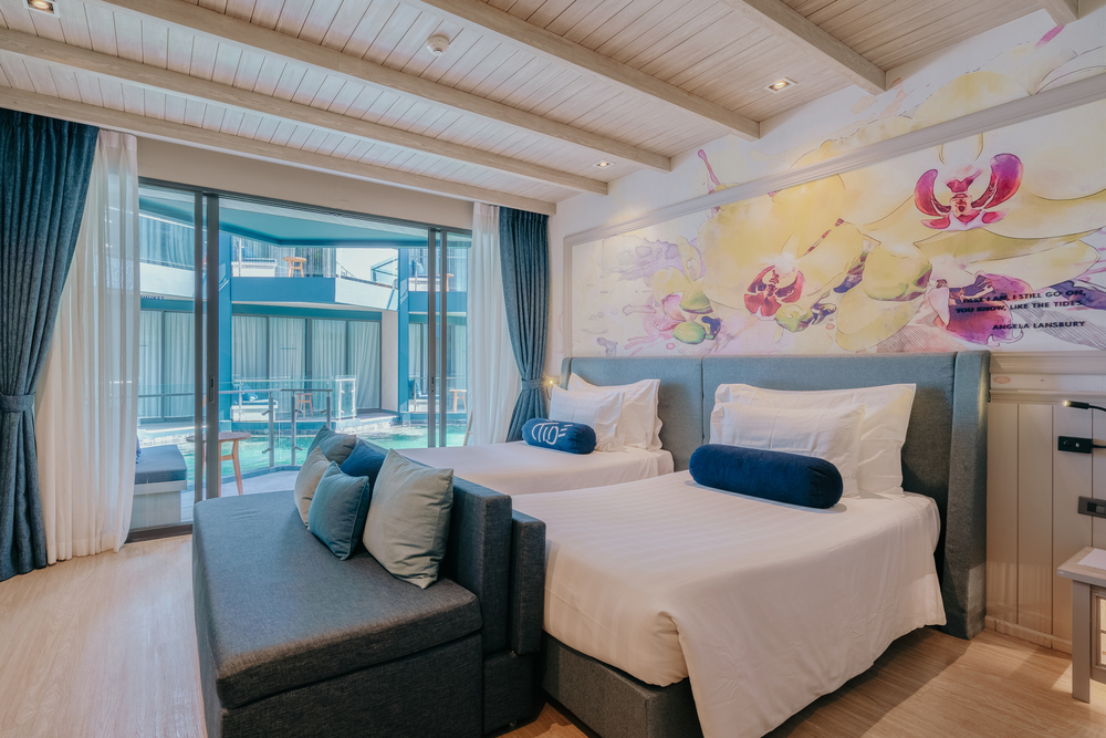 Deluxe Twin Room with Pool Access