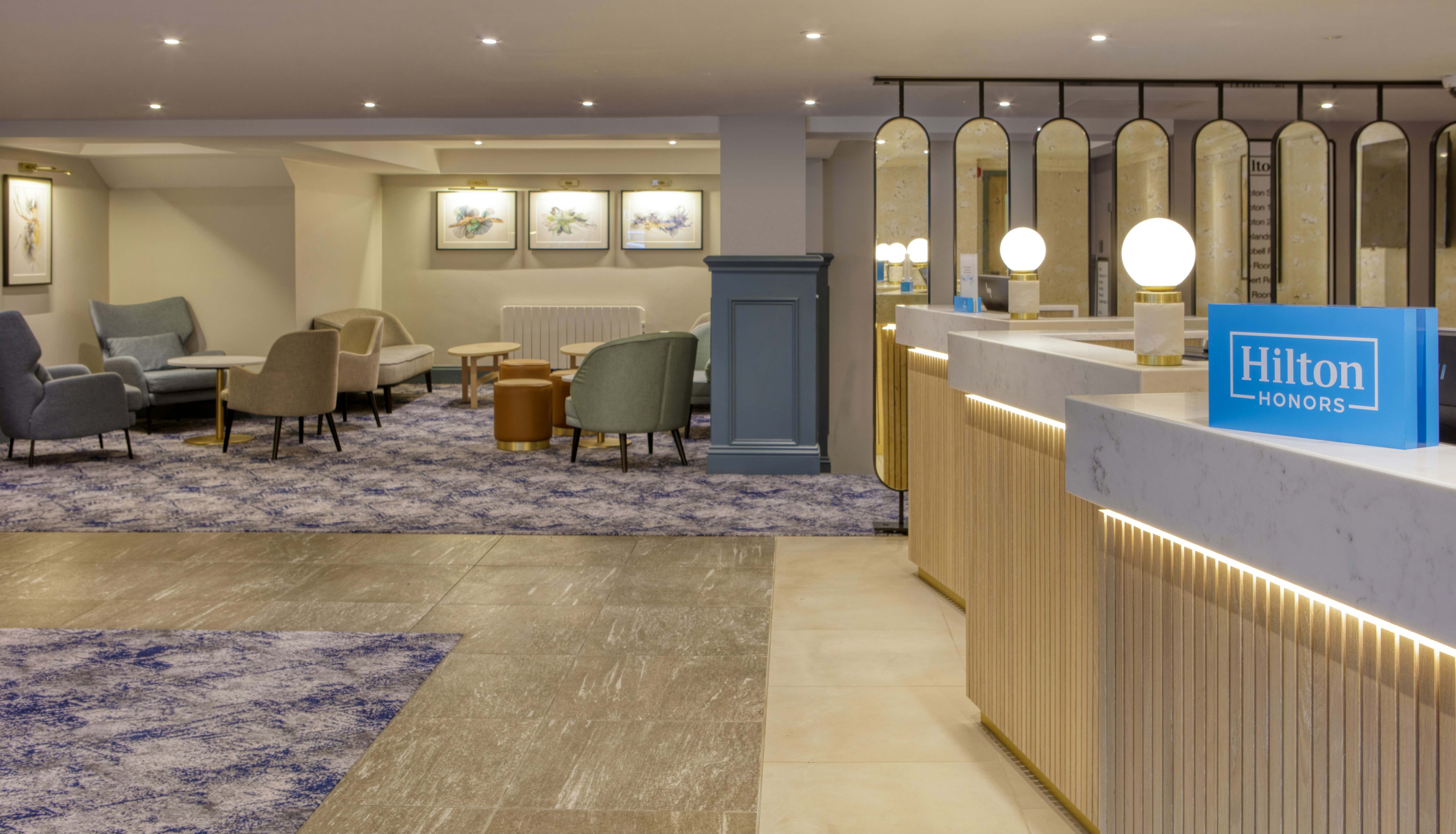 Lobby at Hilton Cobham, COBHAM