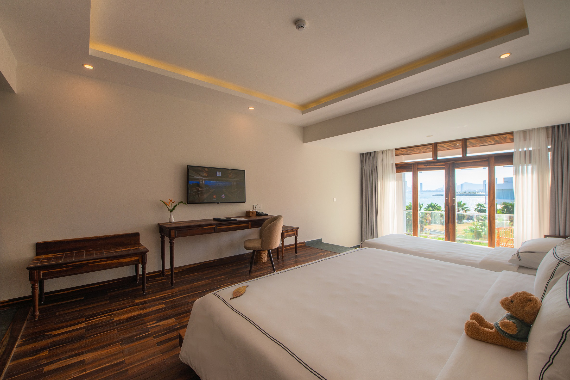 Room, Double Bed, Balcony