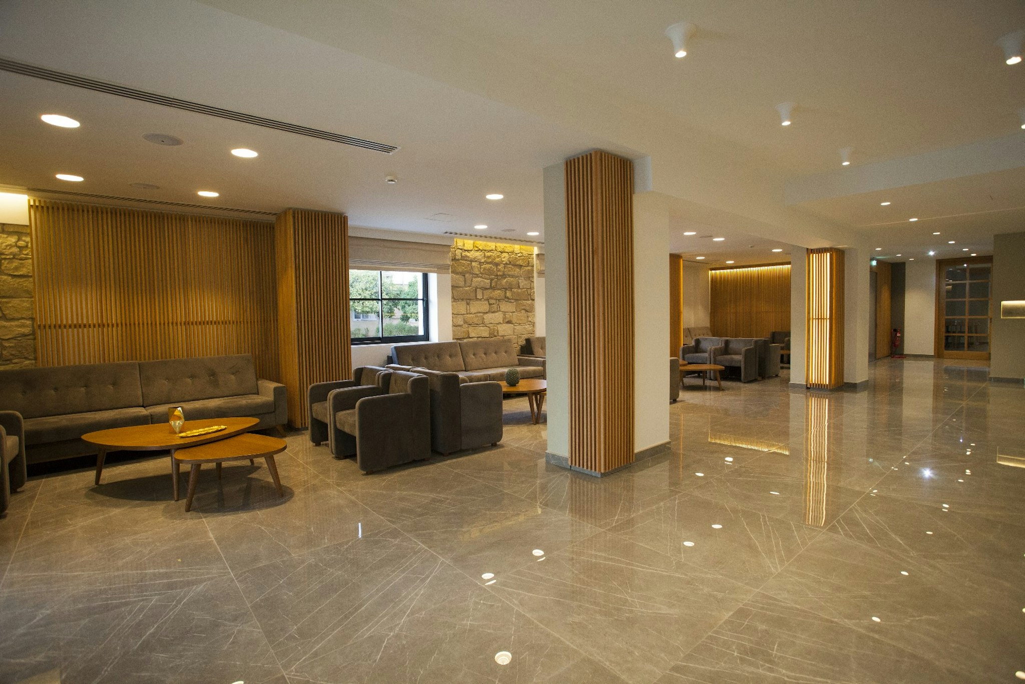 Lobby at Pefkos City Hotel, LIMASSOL