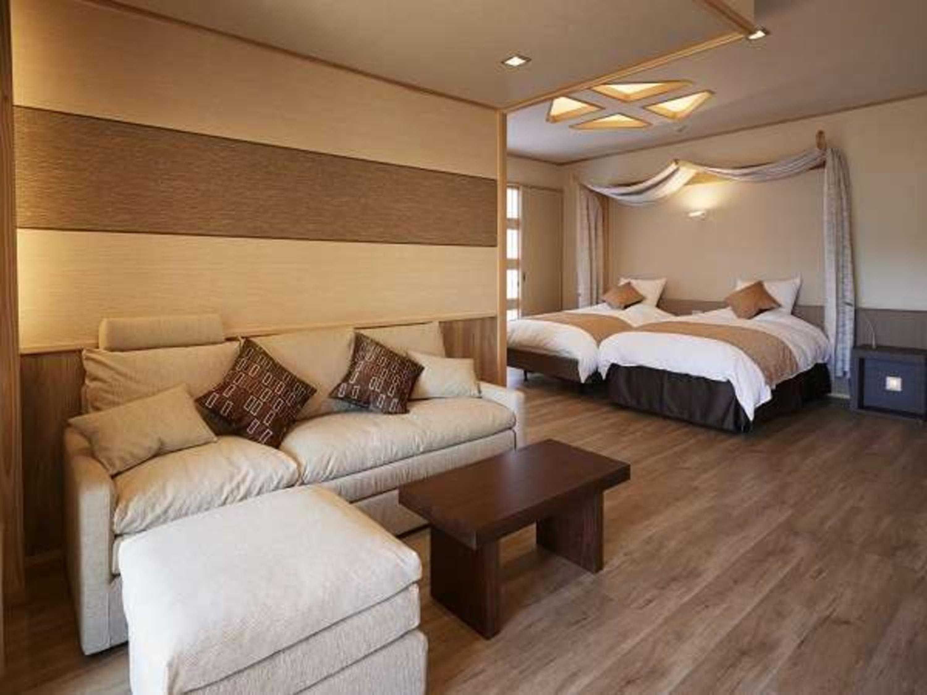 Semi Room, Superior, Villa, 2 Semi Double Beds, Outdoor Bath